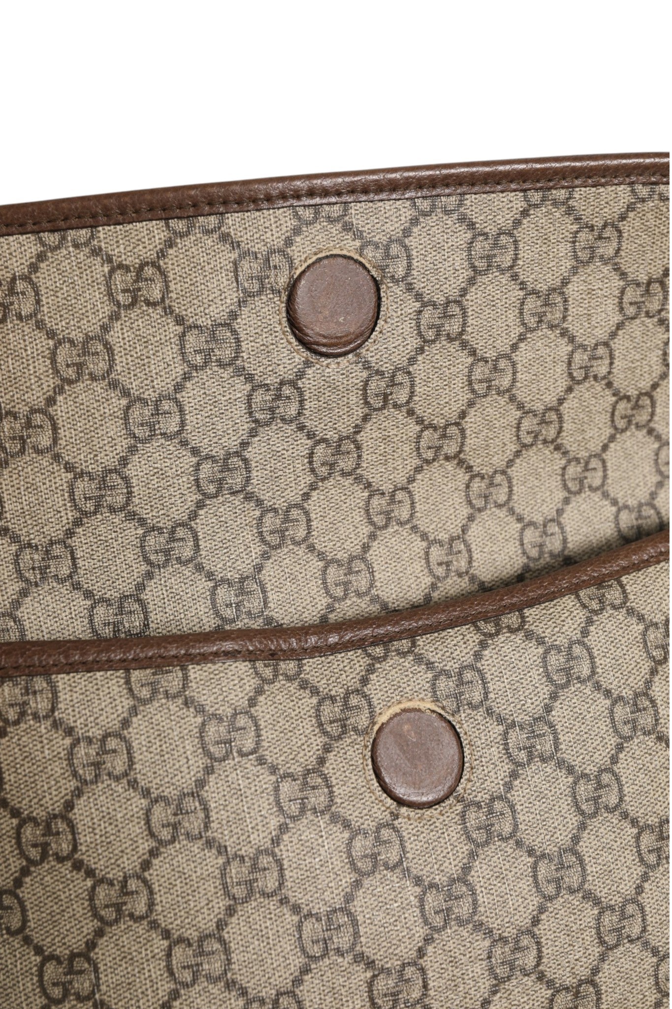 Gucci Supreme Canvas Belt Women's Bag (Pre-Owned)