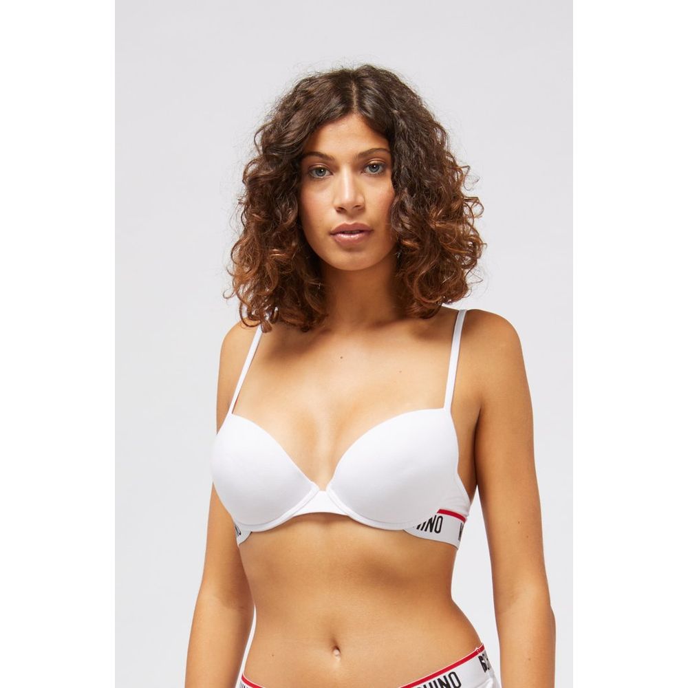 Moschino White Cotton Women's Bra