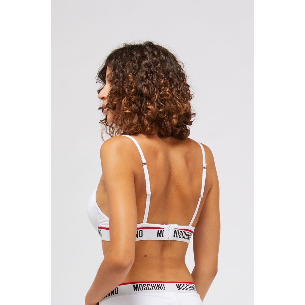 Moschino White Cotton Women's Bra
