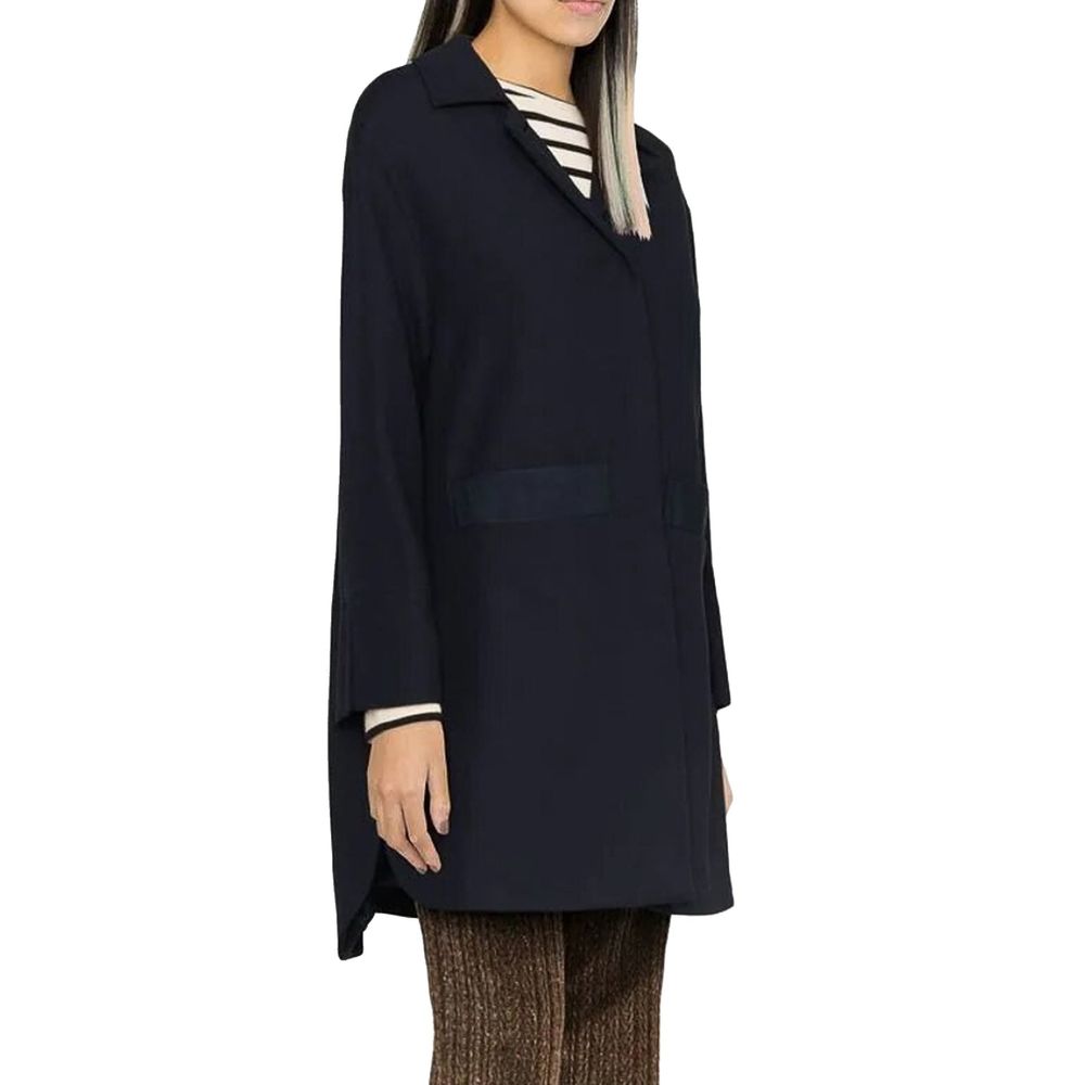 Herno Blue Cotton Women's Coat
