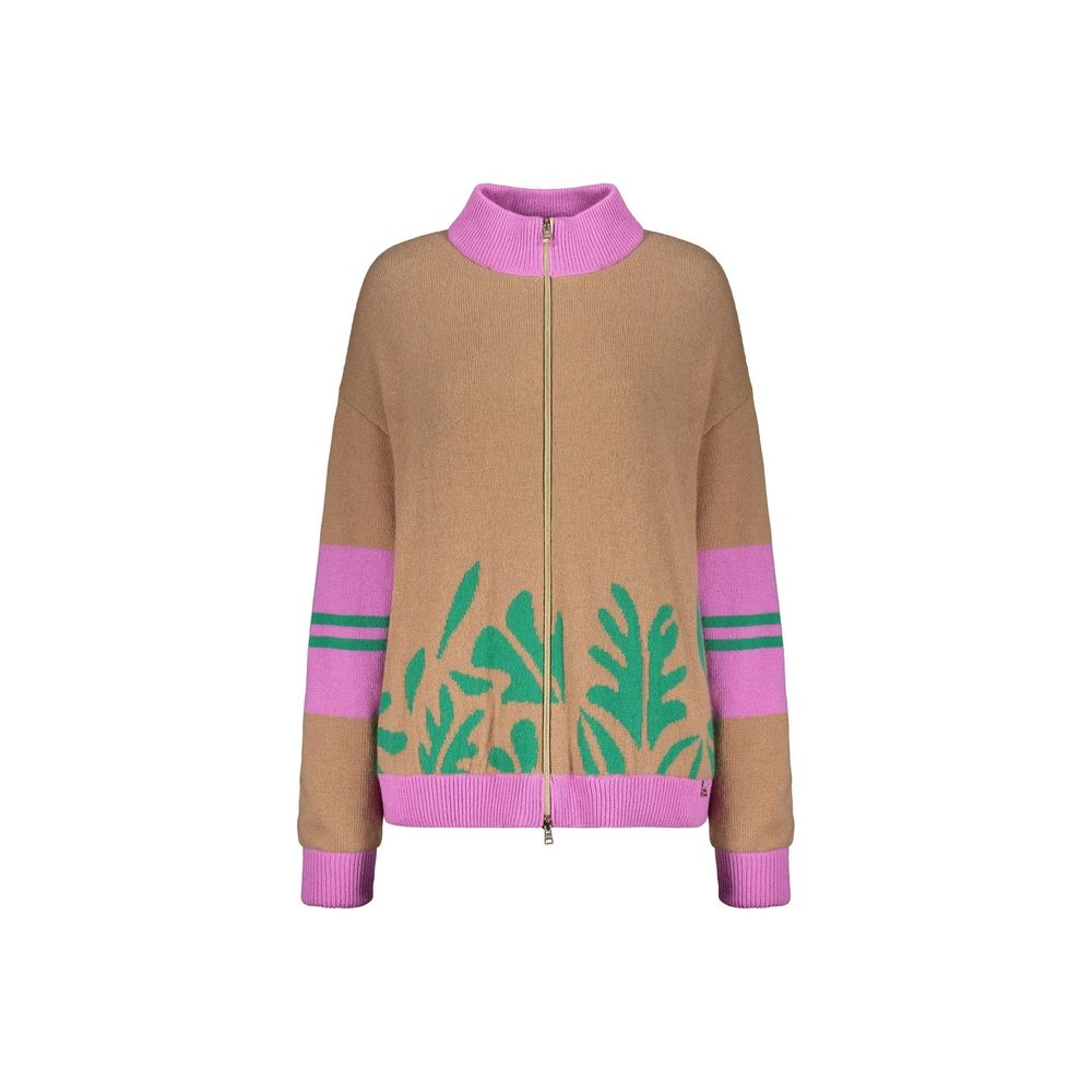 Herno Brown Cashmere Women's Cardigan