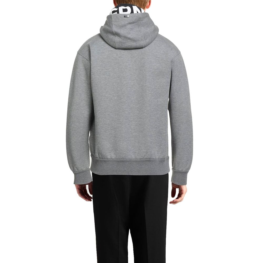 Herno Gray Cotton Men's Sweatshirt