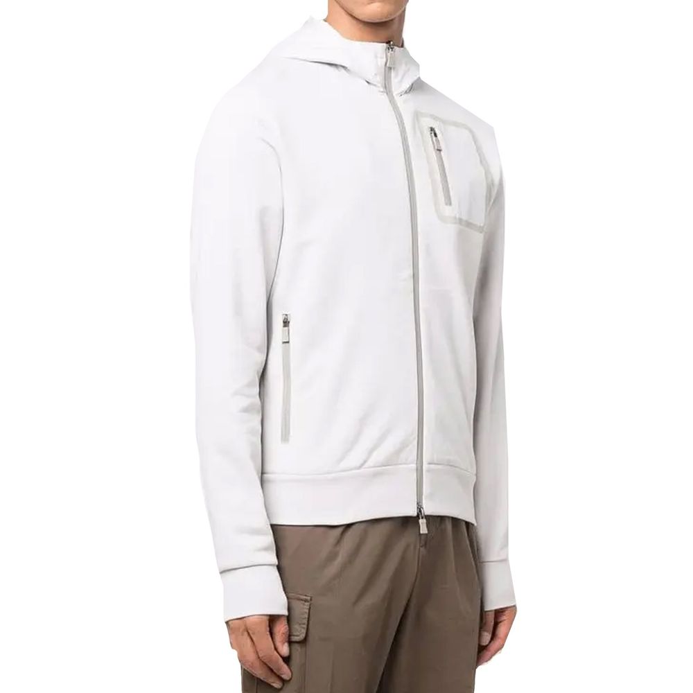 Herno Gray Cotton Men's Sweatshirt