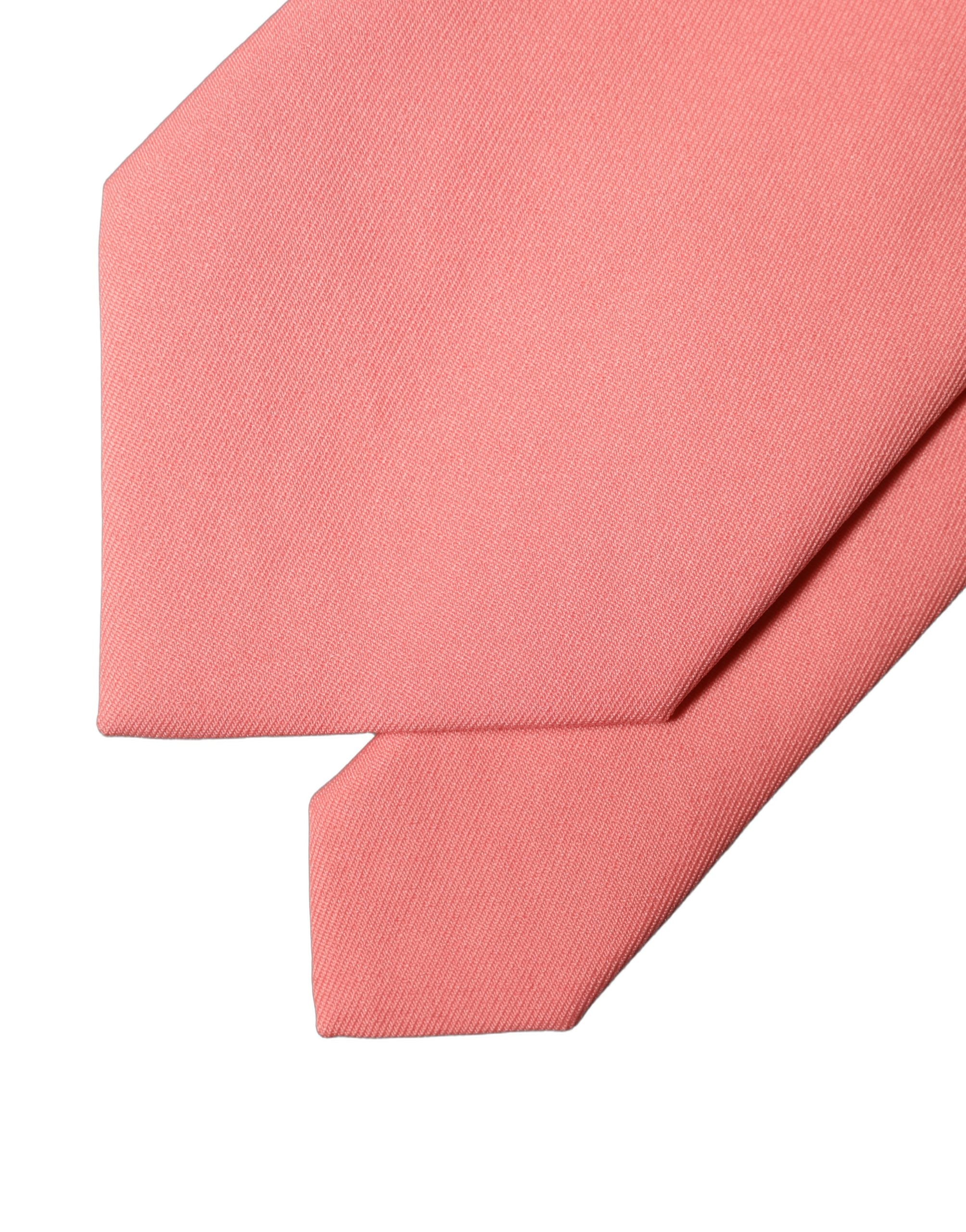 Dolce & Gabbana Coral Pink Polyester Adjustable Women Women'sd NeckWomen's Women's Tie