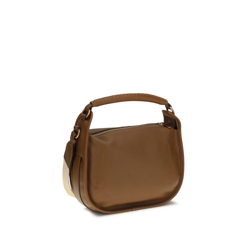 Burberry Brown Calf Leather Bos Taurus Shoulder Women's Bag