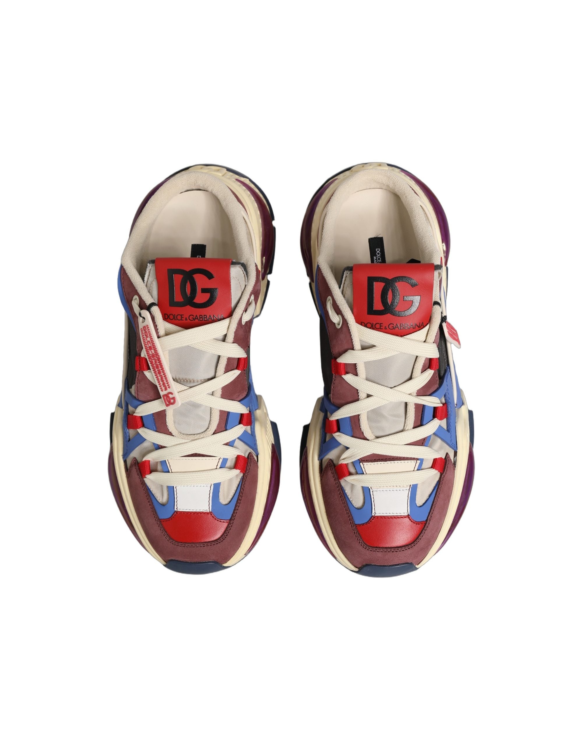 Dolce & Gabbana Multicolor Low Top Airmaster Men Sneakers Men's Shoes (Pre-Owned)
