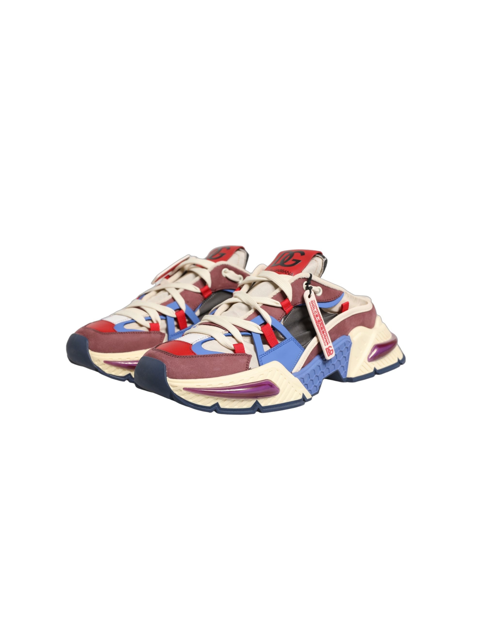 Dolce & Gabbana Multicolor Low Top Airmaster Men Sneakers Men's Shoes (Pre-Owned)