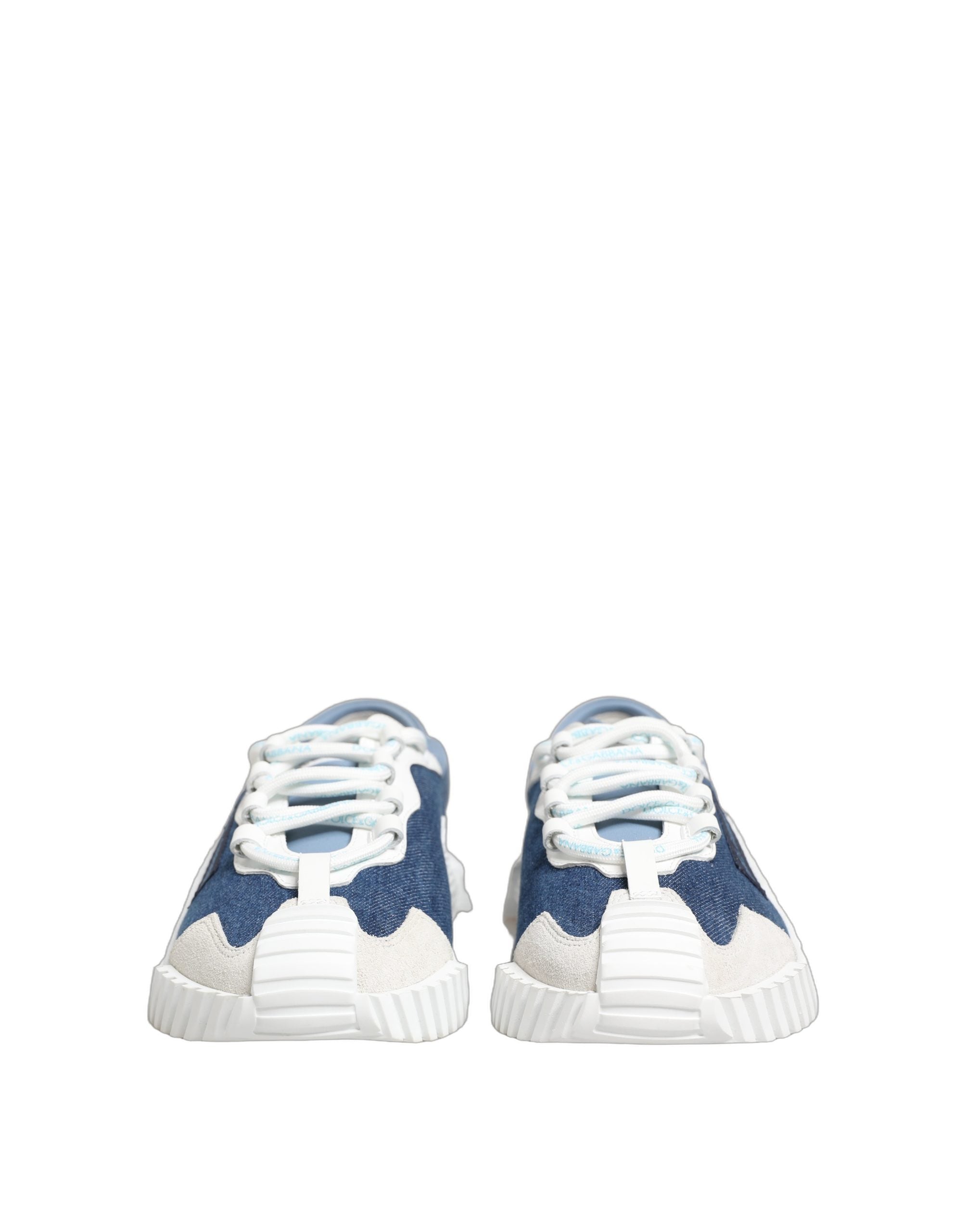Dolce & Gabbana Blue White Low Top NS1 Sneakers Men's Shoes (Pre-Owned)