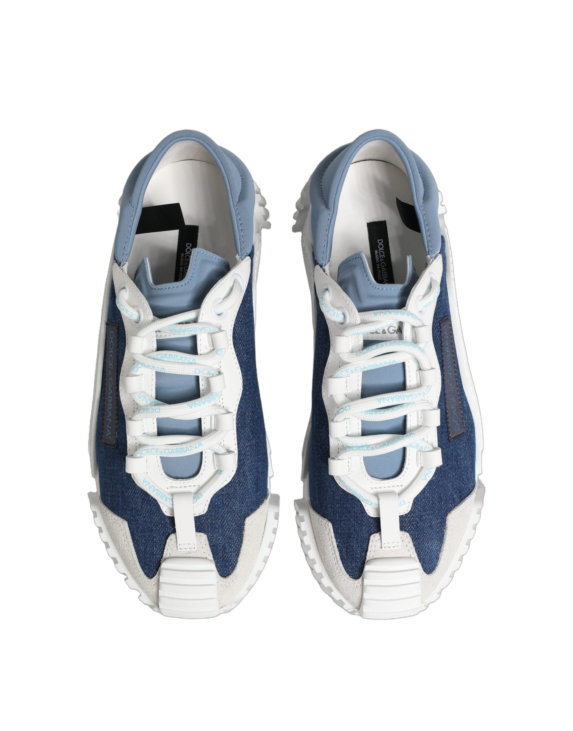 Dolce & Gabbana Blue White Low Top NS1 Sneakers Men's Shoes (Pre-Owned)