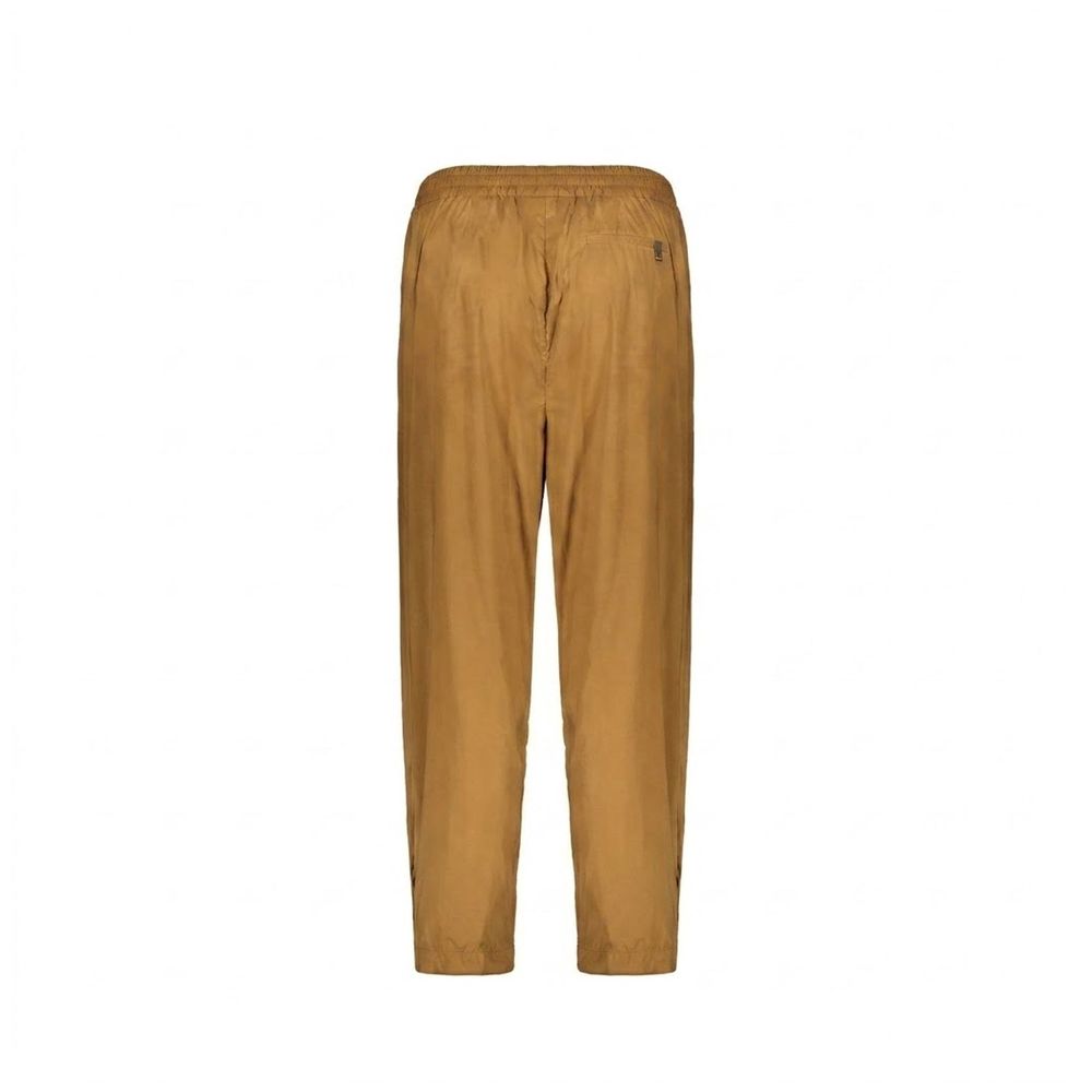 Herno Brown Elastane Casual Women's Pants