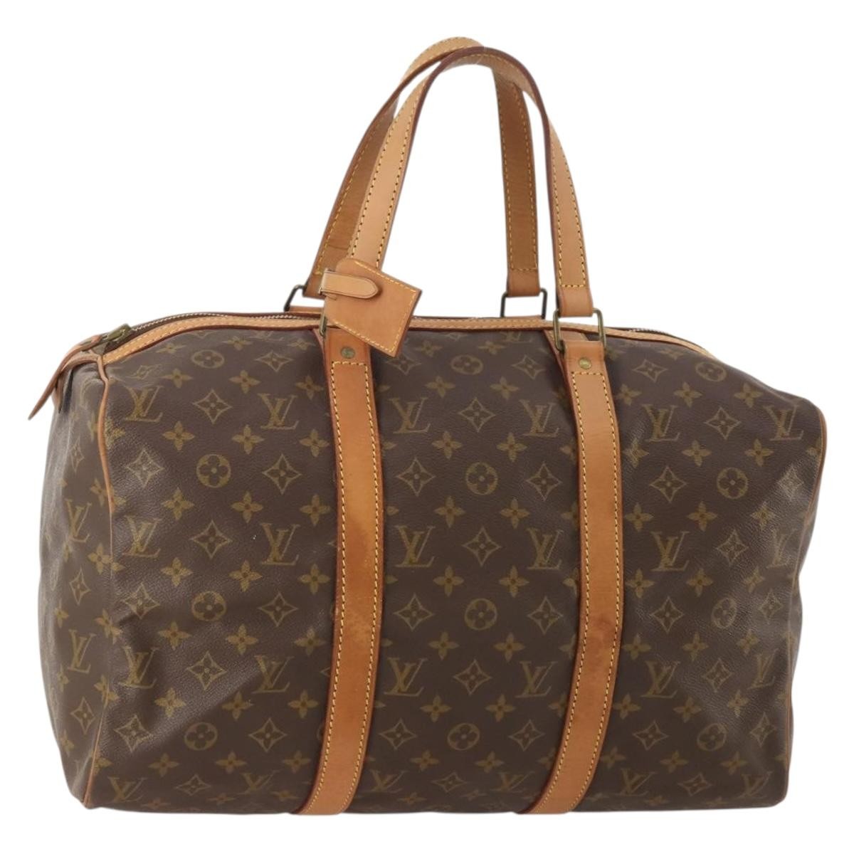 Louis Vuitton Sac Souple Monogram Canvas Brown Canvas Handbag (Pre-Owned)