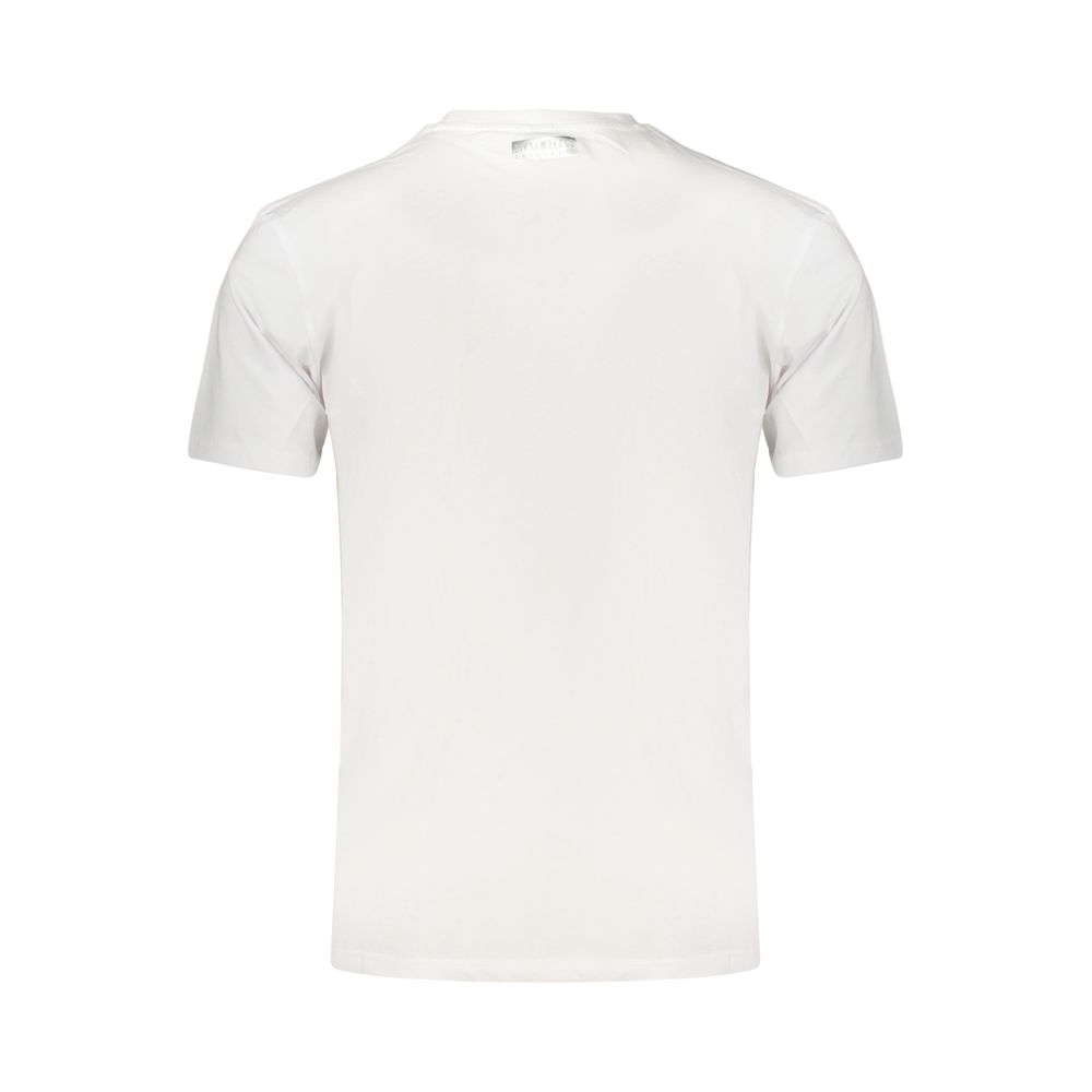 Bikkembergs Bianco Cotton Men Men's T-Shirt