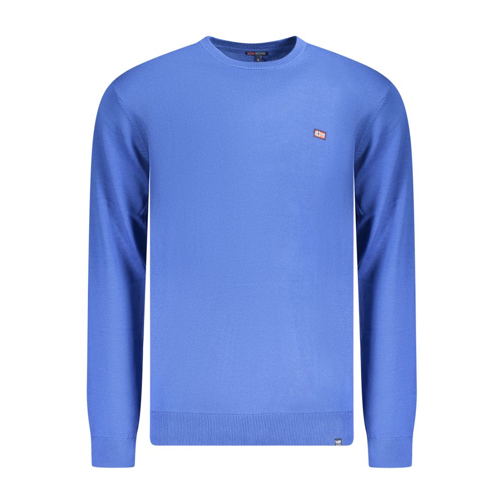 Norway 1963 Blue Cotton Men's Men's Sweater