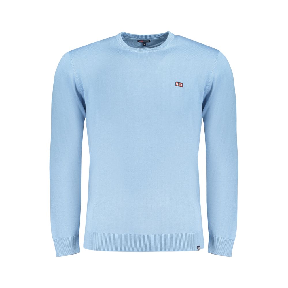 Norway 1963 Blue Cotton Men's Men's Sweater