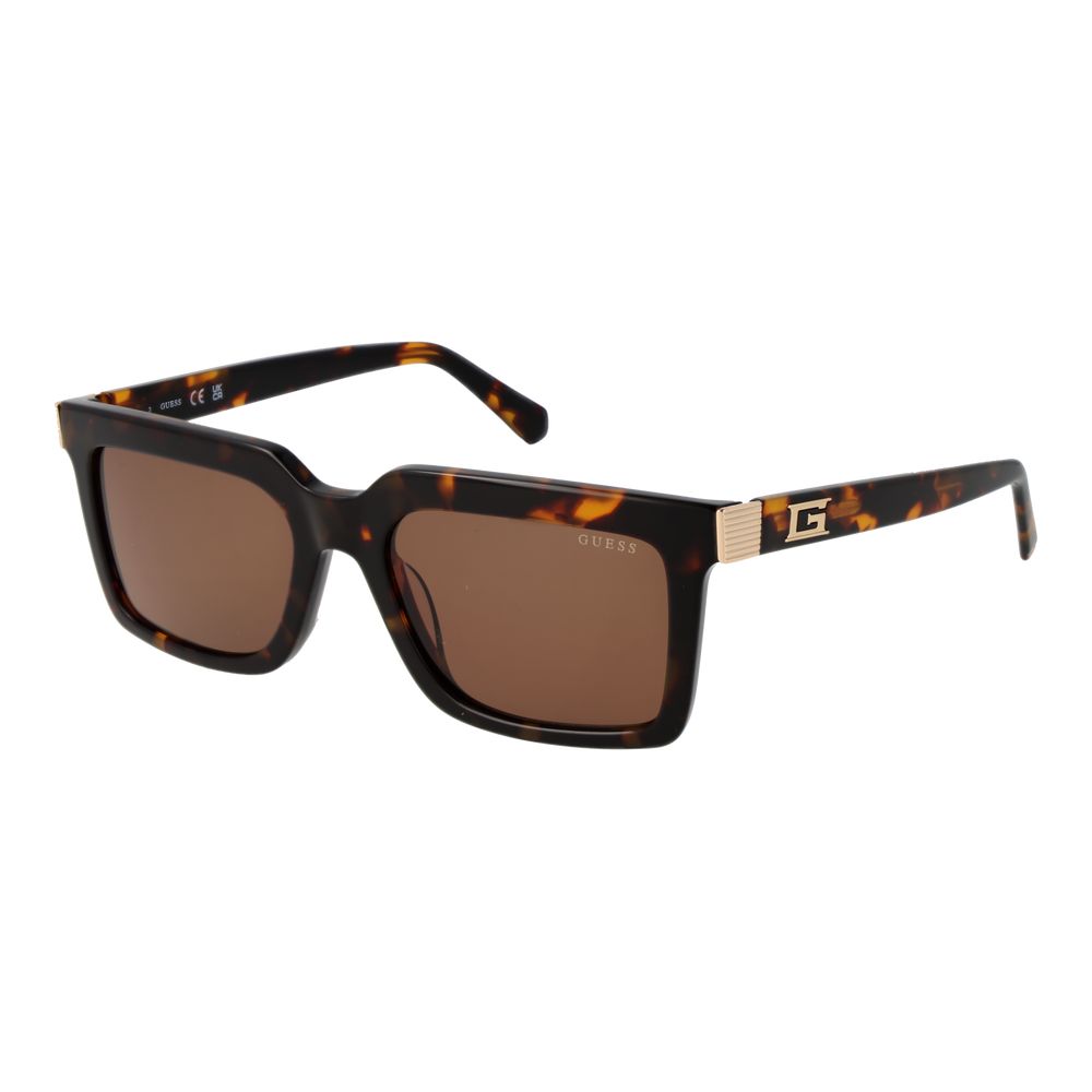Guess Brown Acetate Men's Sunglasses