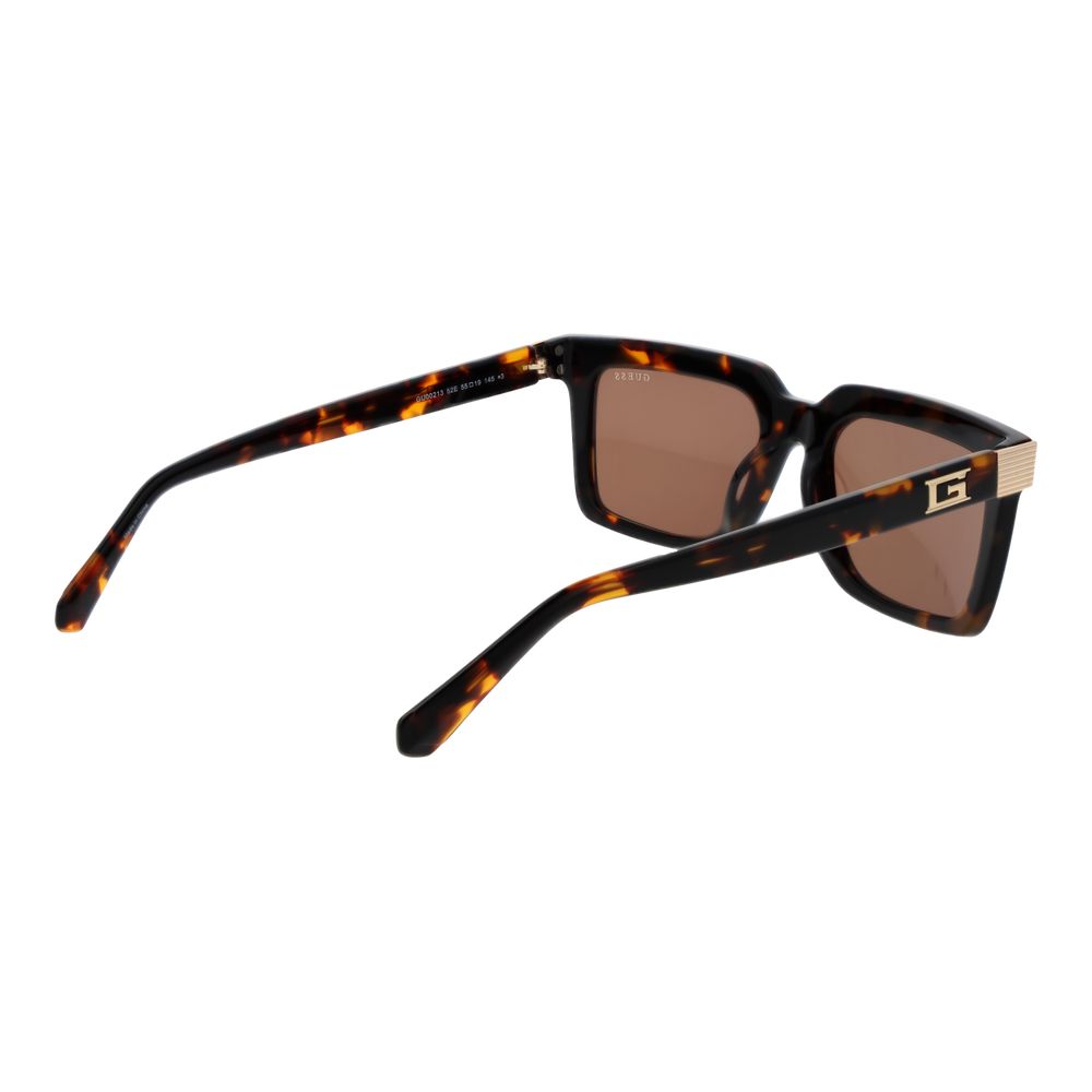 Guess Brown Acetate Men's Sunglasses