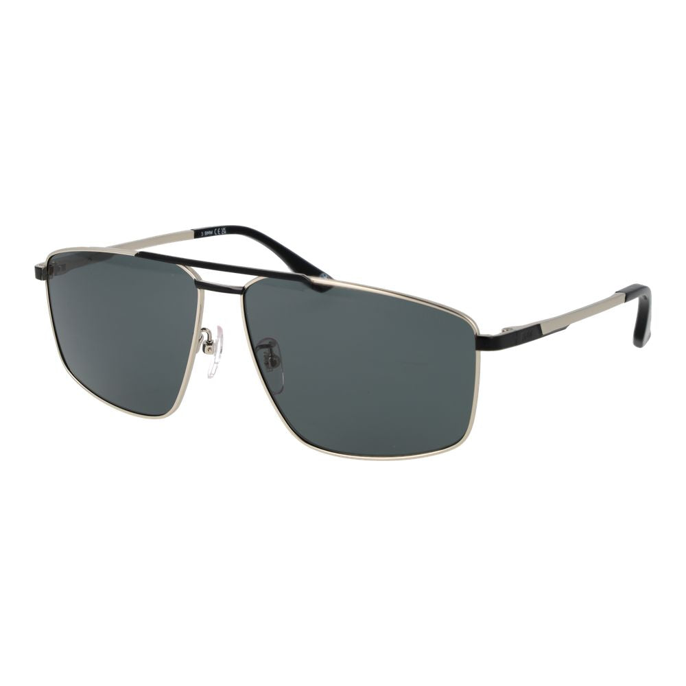 BMW Silver Titanium Men's Sunglasses