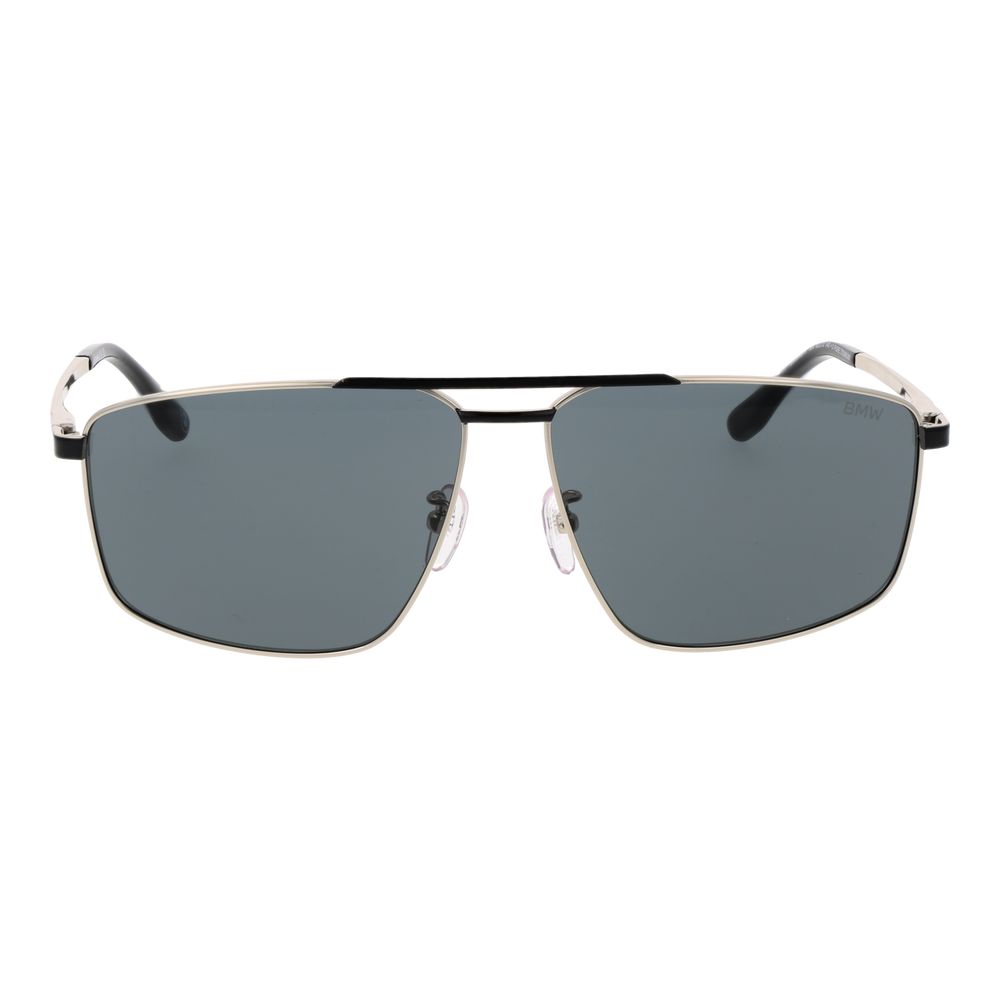 BMW Silver Titanium Men's Sunglasses