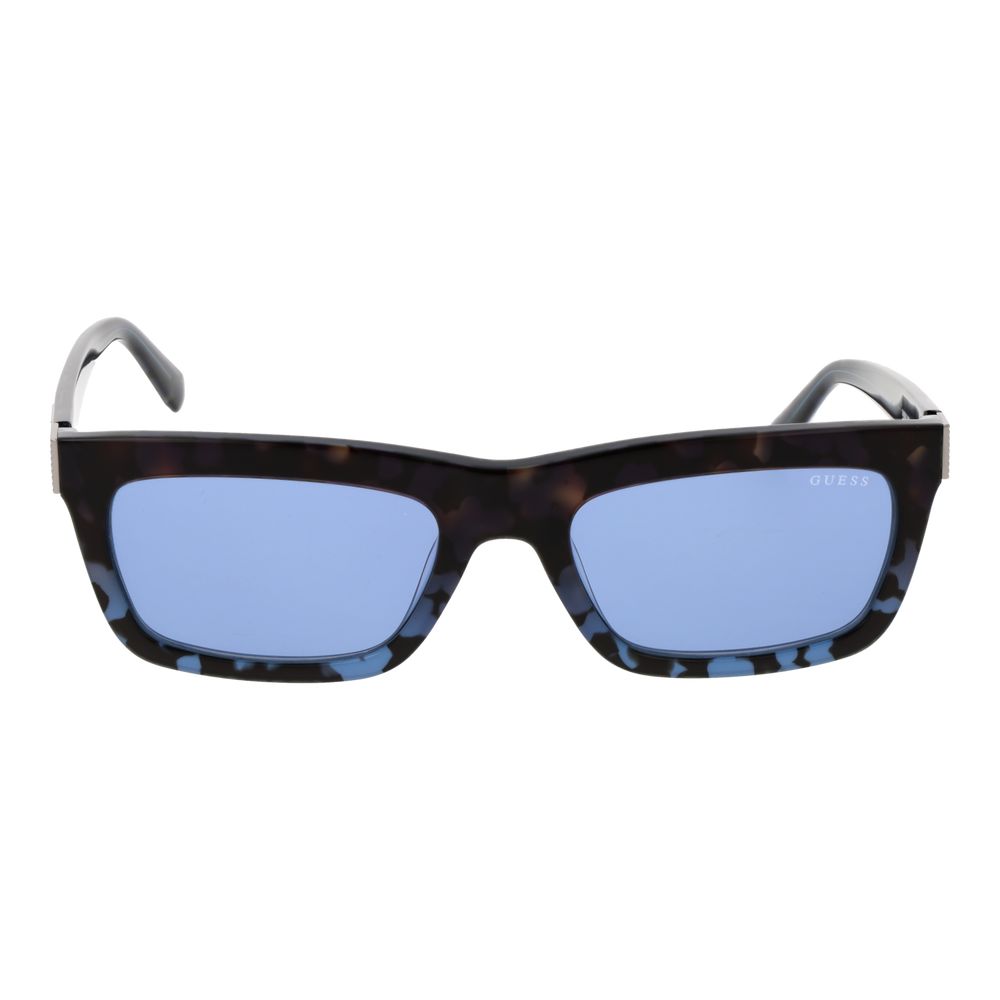 Guess Blue Acetate Men's Sunglasses