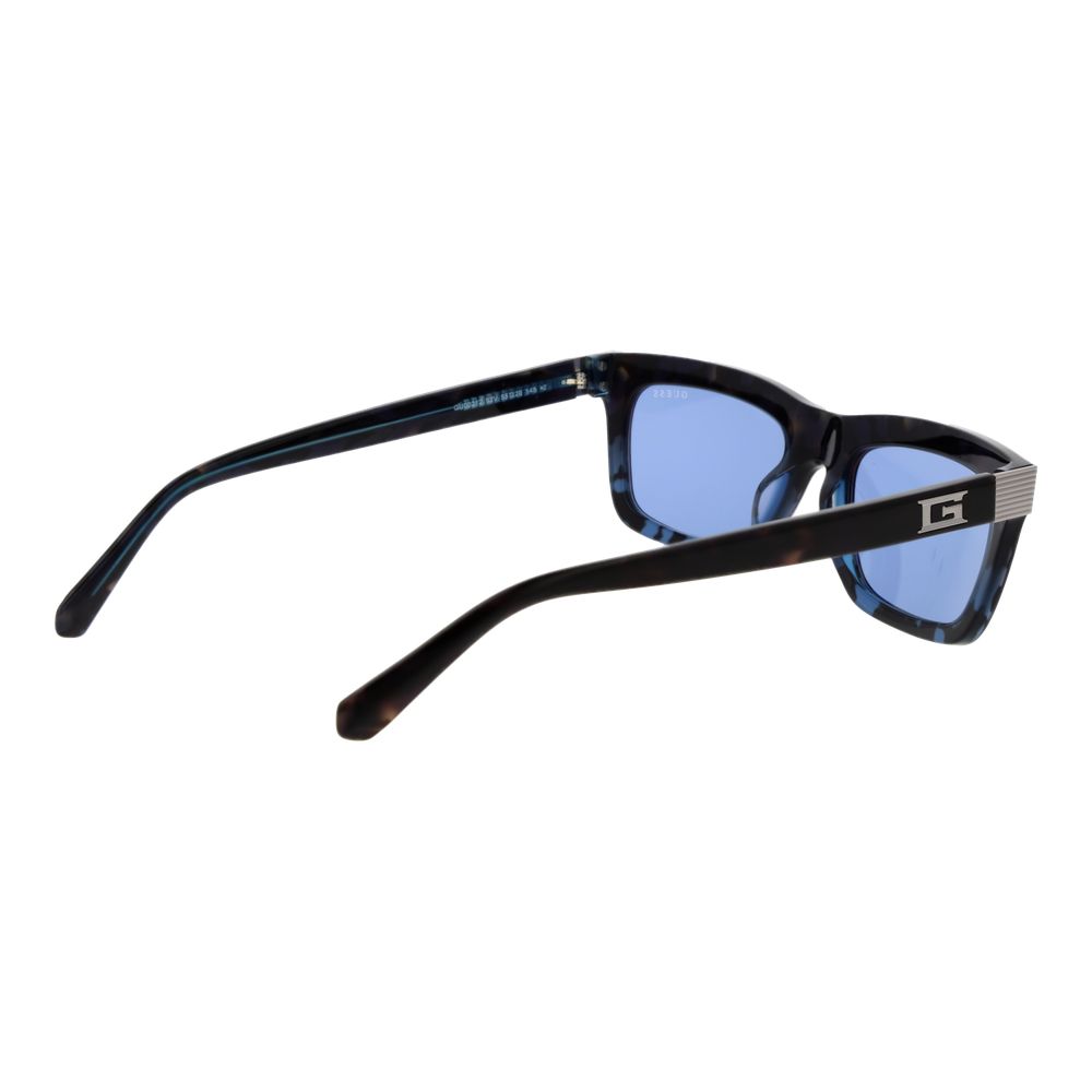 Guess Blue Acetate Men's Sunglasses