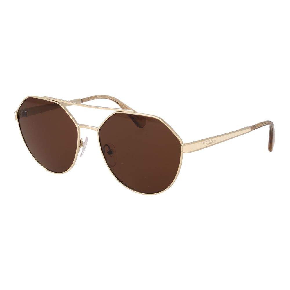Max & Co Gold Metal Women's Sunglasses