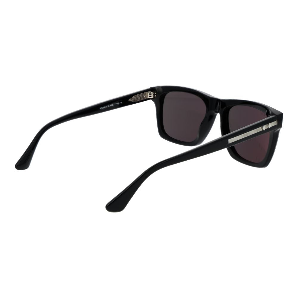 Web Black Acetate Men's Sunglasses
