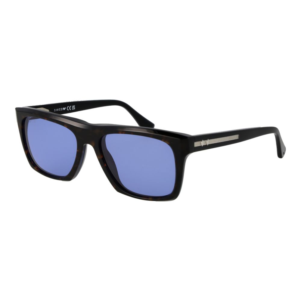 Web Brown Acetate Men's Sunglasses