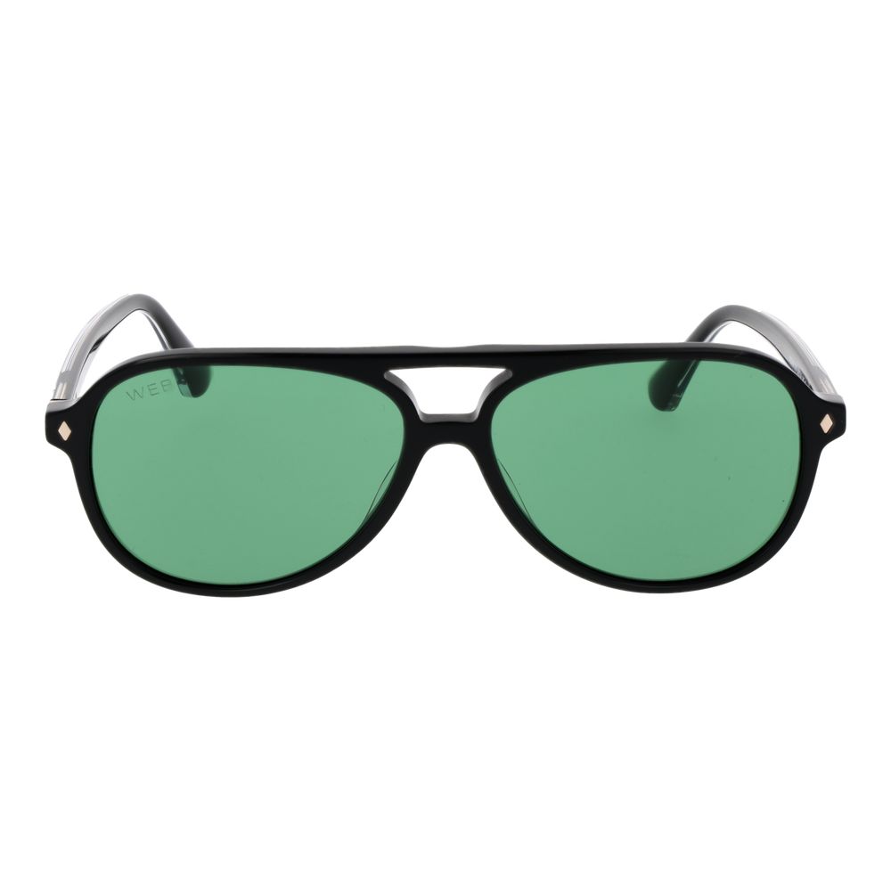 Web Black Acetate Men's Sunglasses