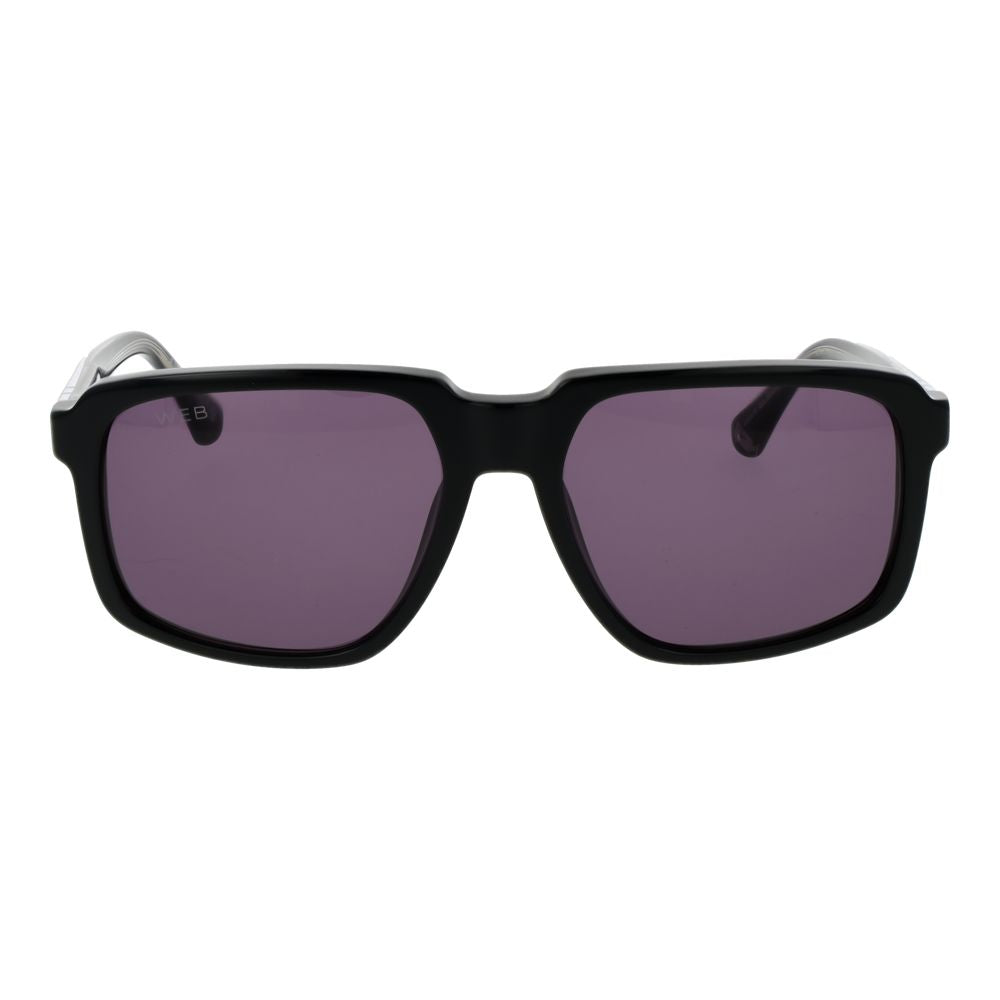Web Black Acetate Men's Sunglasses