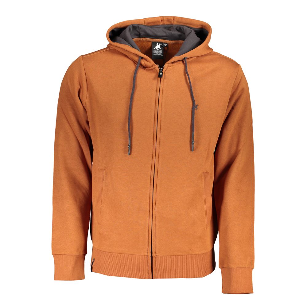 U.S. Grand Polo Brown Cotton Men's Men's Sweatshirt