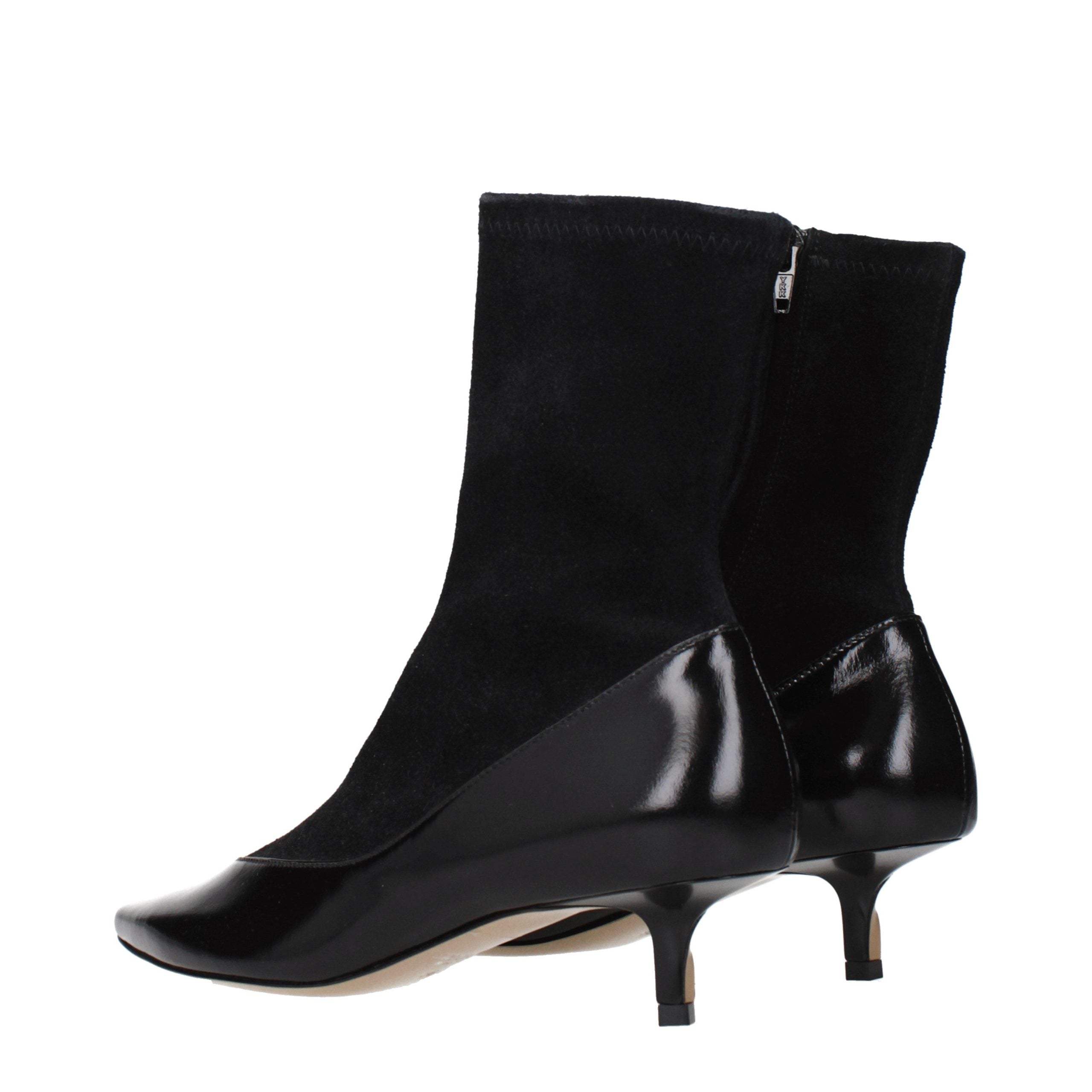 Jacquemus Black Leather Ankle Women's Boots