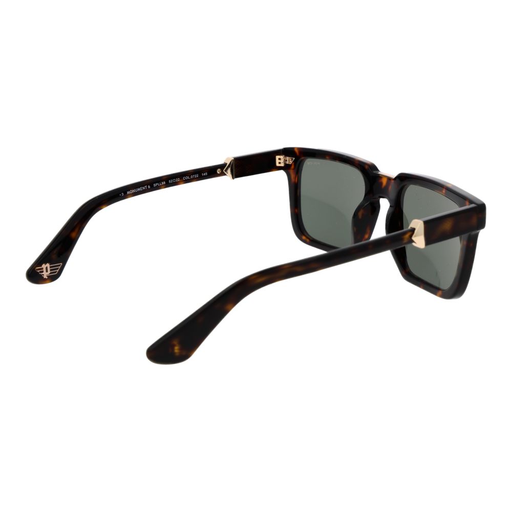 Police Brown Cellulose Acetate Men's Sunglasses