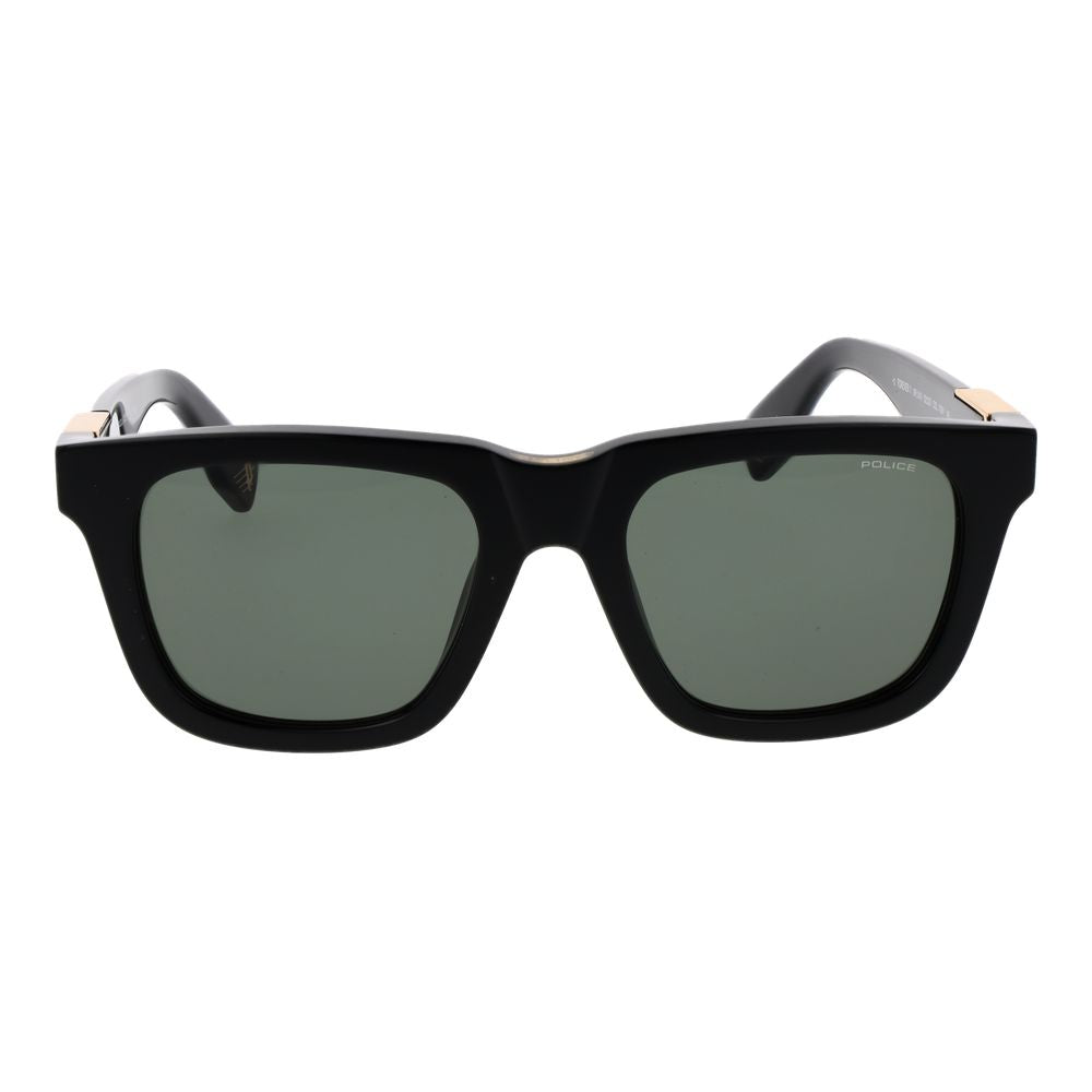 Police Black Cellulose Acetate Men's Sunglasses