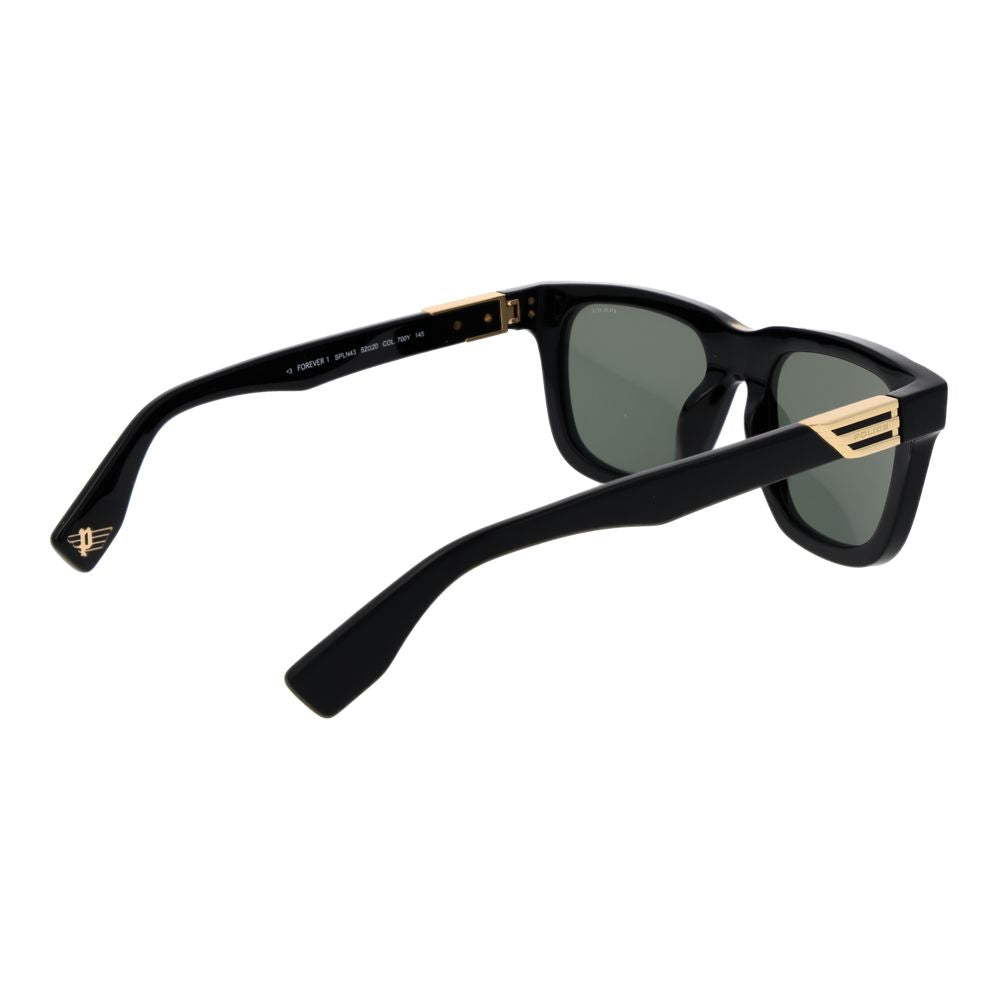Police Black Cellulose Acetate Men's Sunglasses