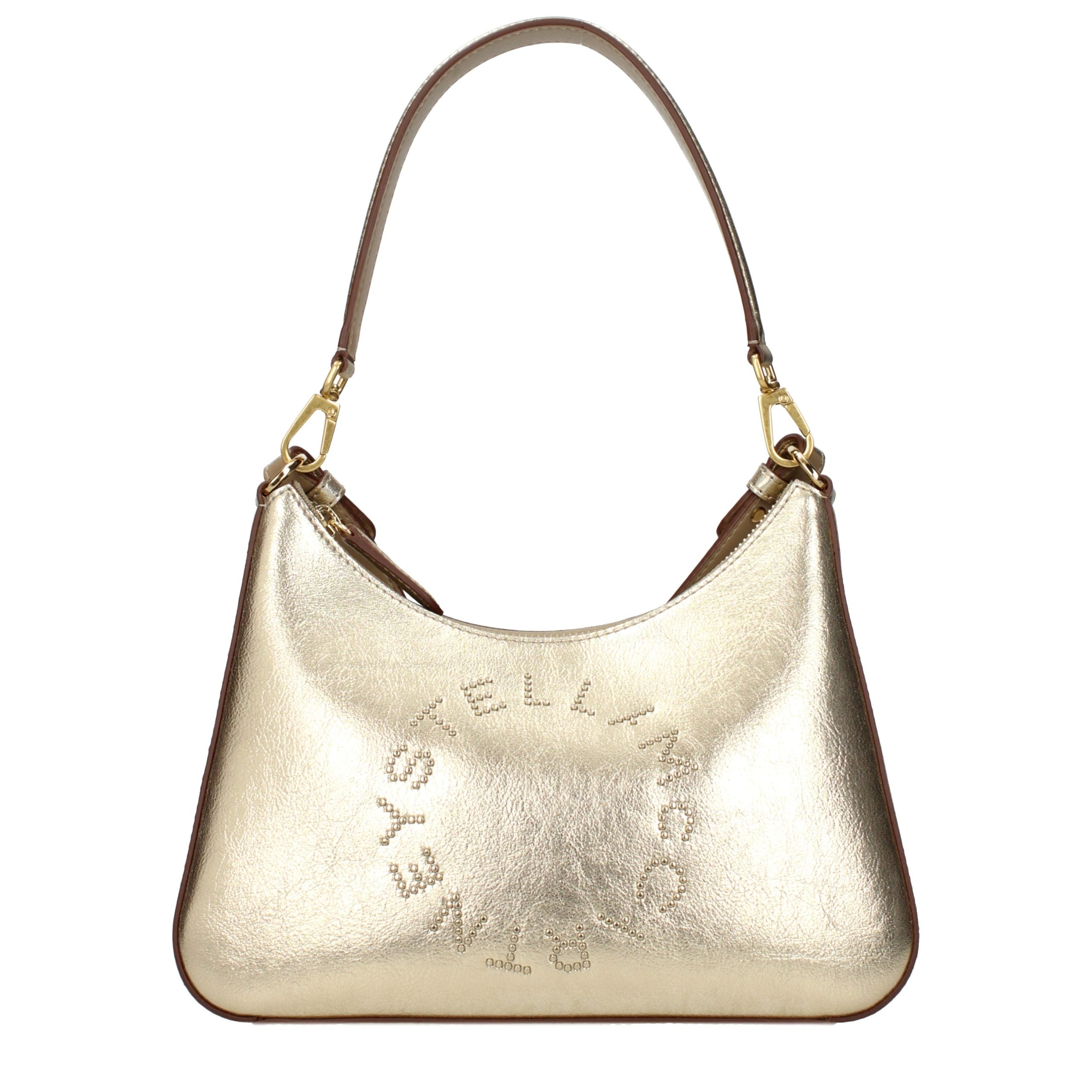 Stella McCartney Gold Leather Shoulder Women's Bag