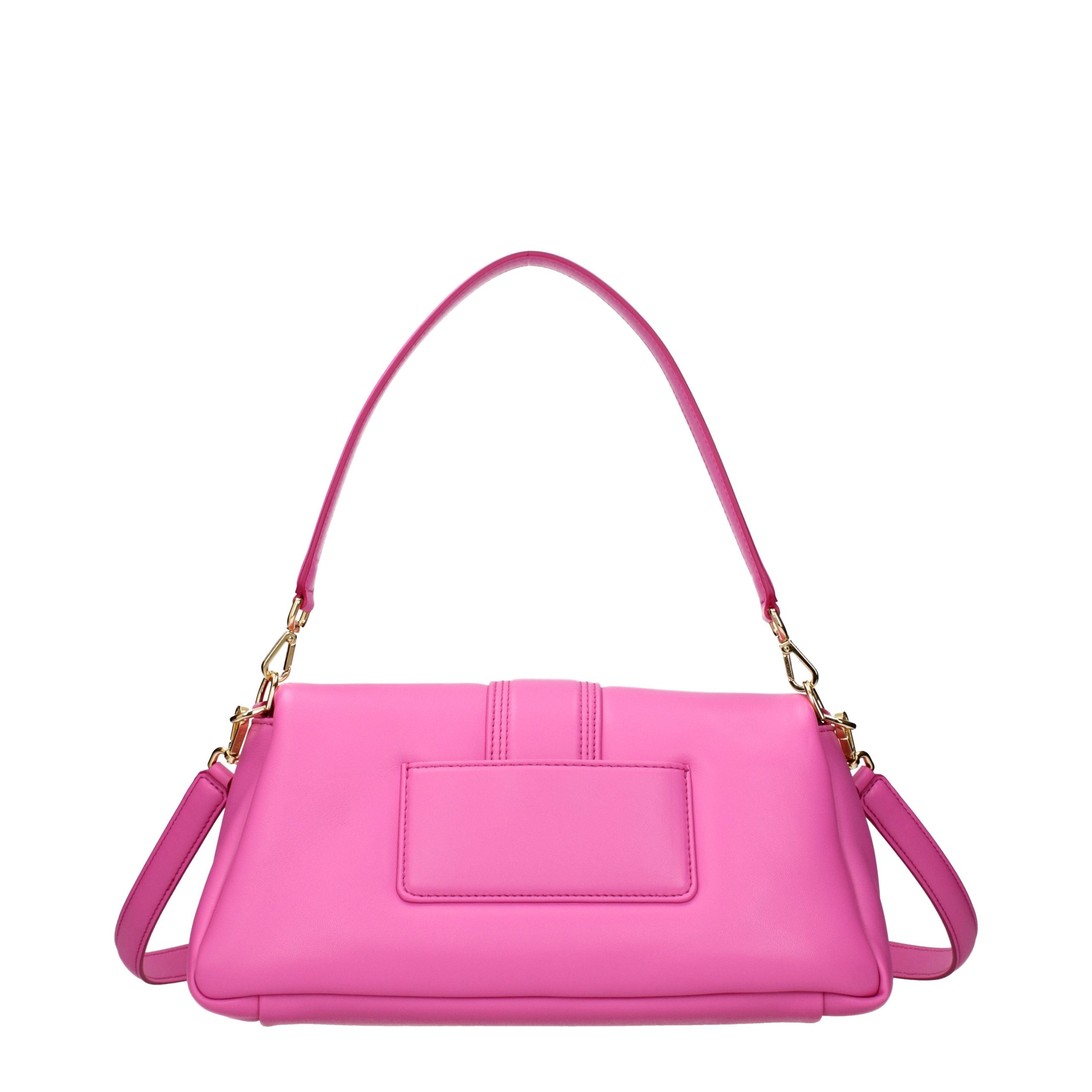 Jacquemus Pink Leather Shoulder Women's Bag