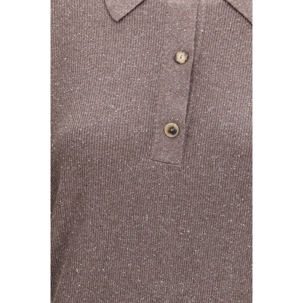 Calvin Klein Brown Silk Women's Sweatshirt