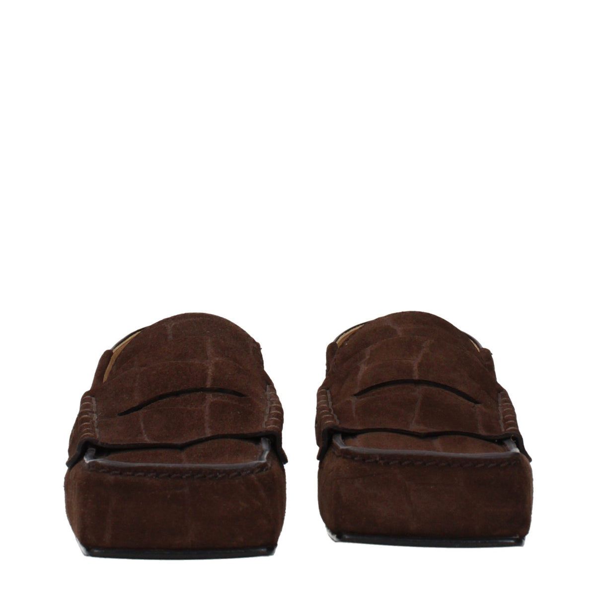 Jacquemus Brown Leather Slip-On Women's Loafers