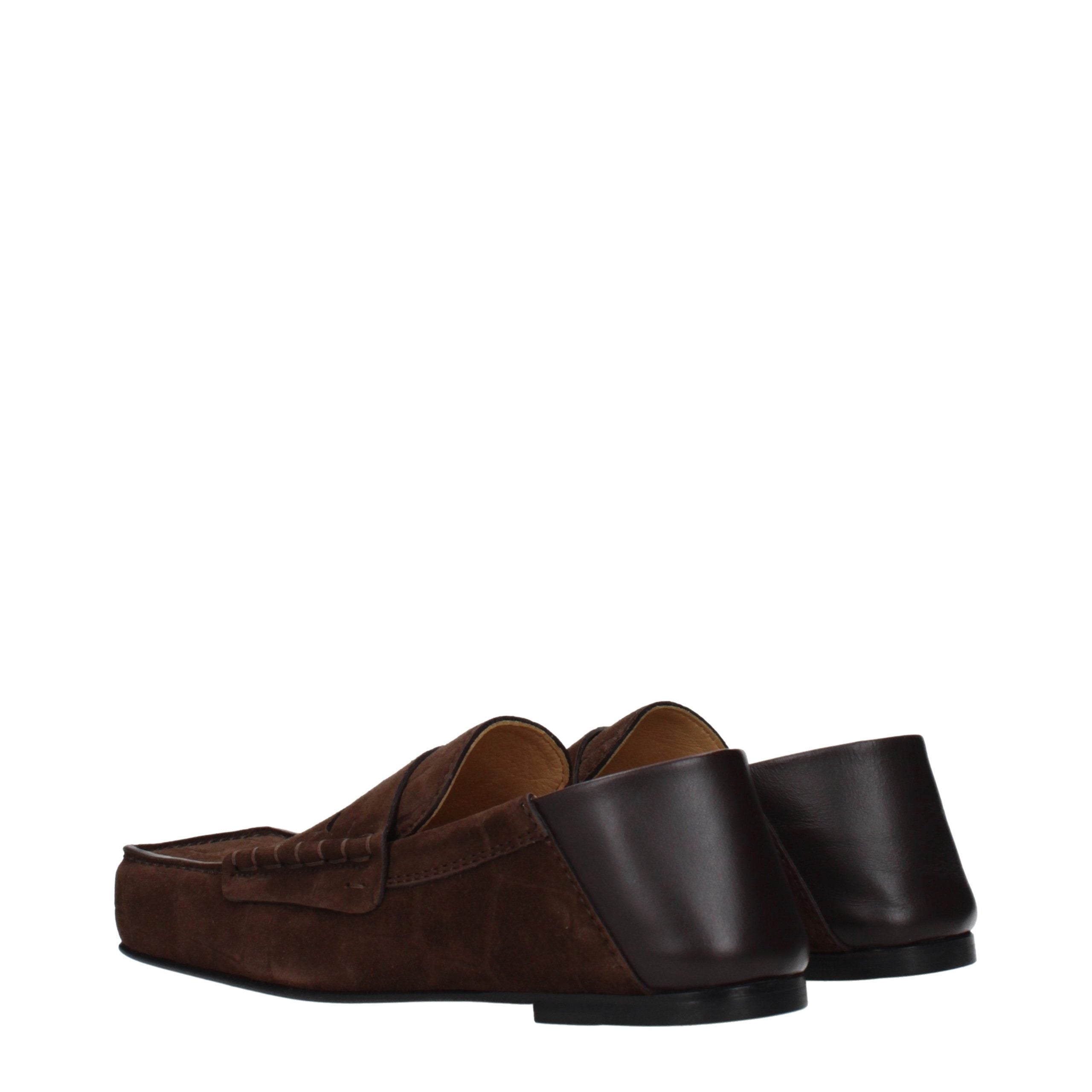 Jacquemus Brown Leather Slip-On Women's Loafers