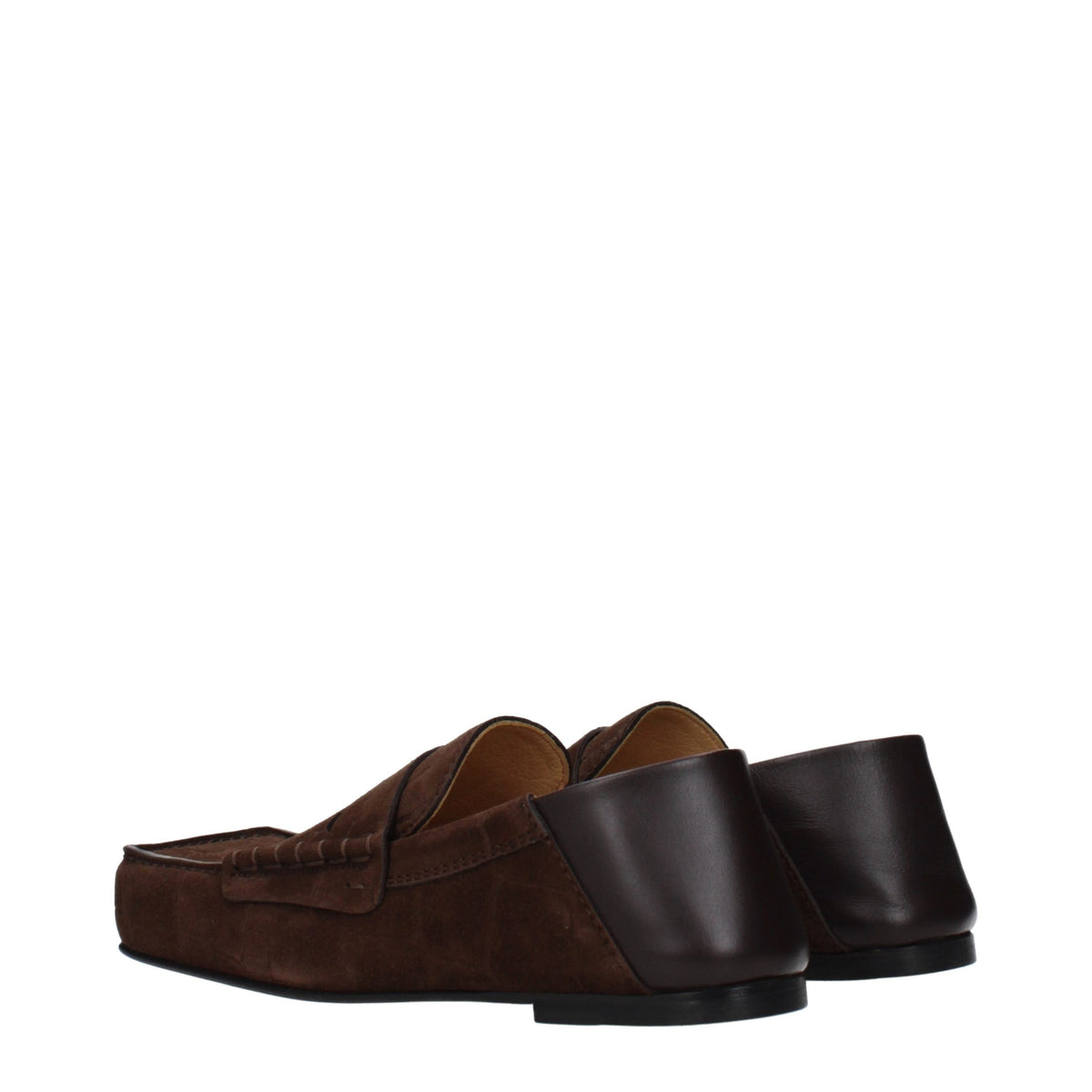Jacquemus Brown Leather Slip-On Women's Loafers