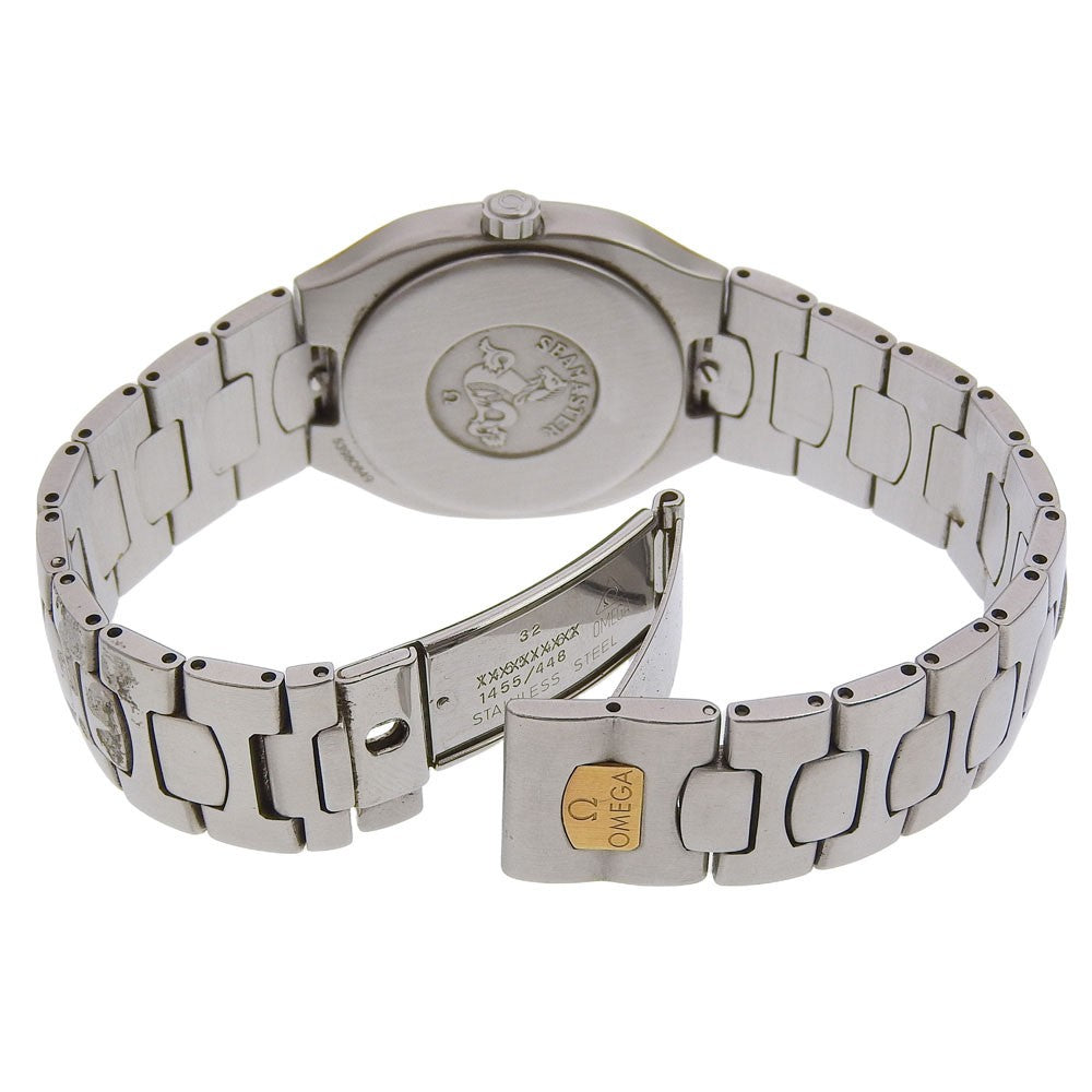 Omega Seamaster Polaris Day-Date Quartz Stainless Steel Watch (Pre-Owned)