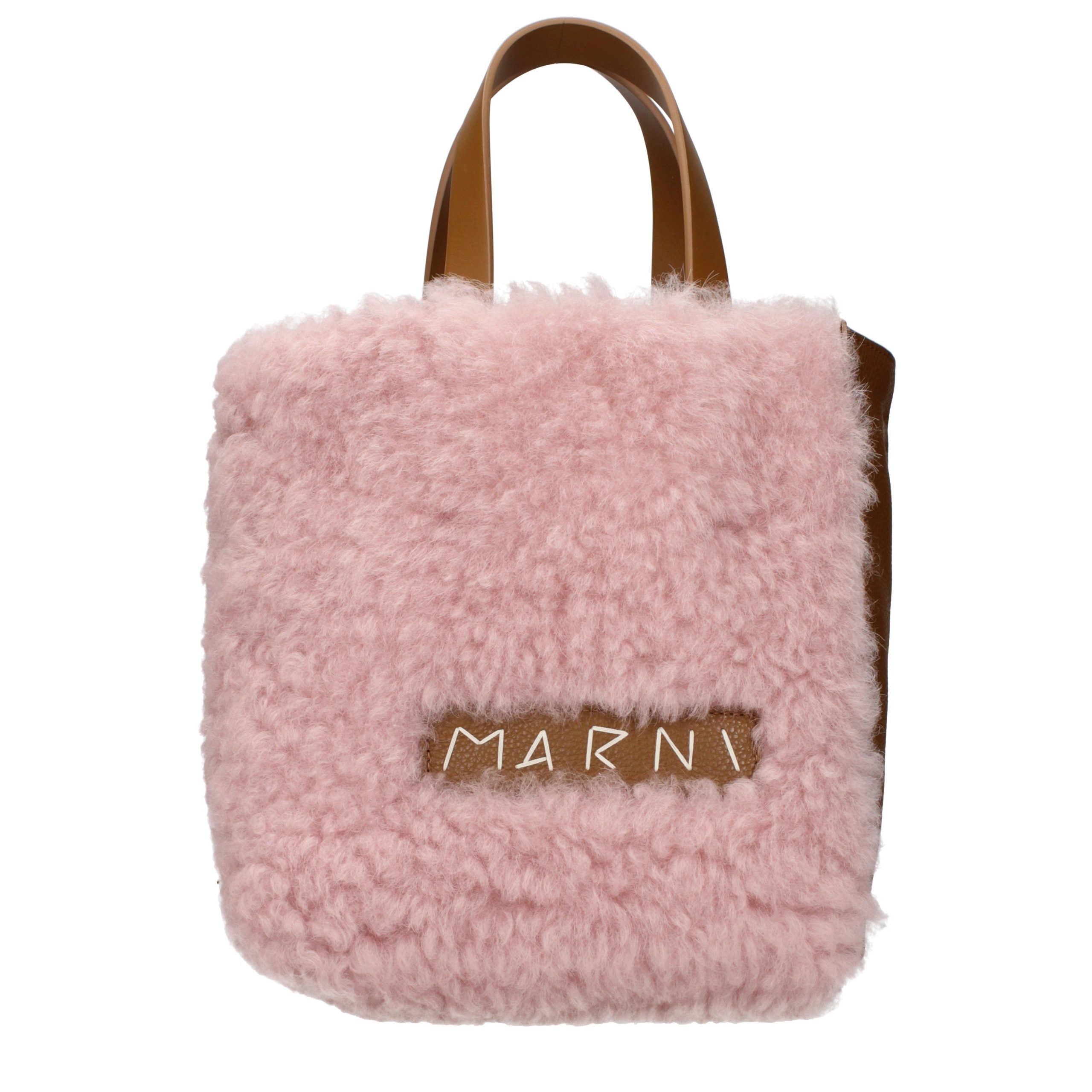 Marni Pink Leather Women's Handbag