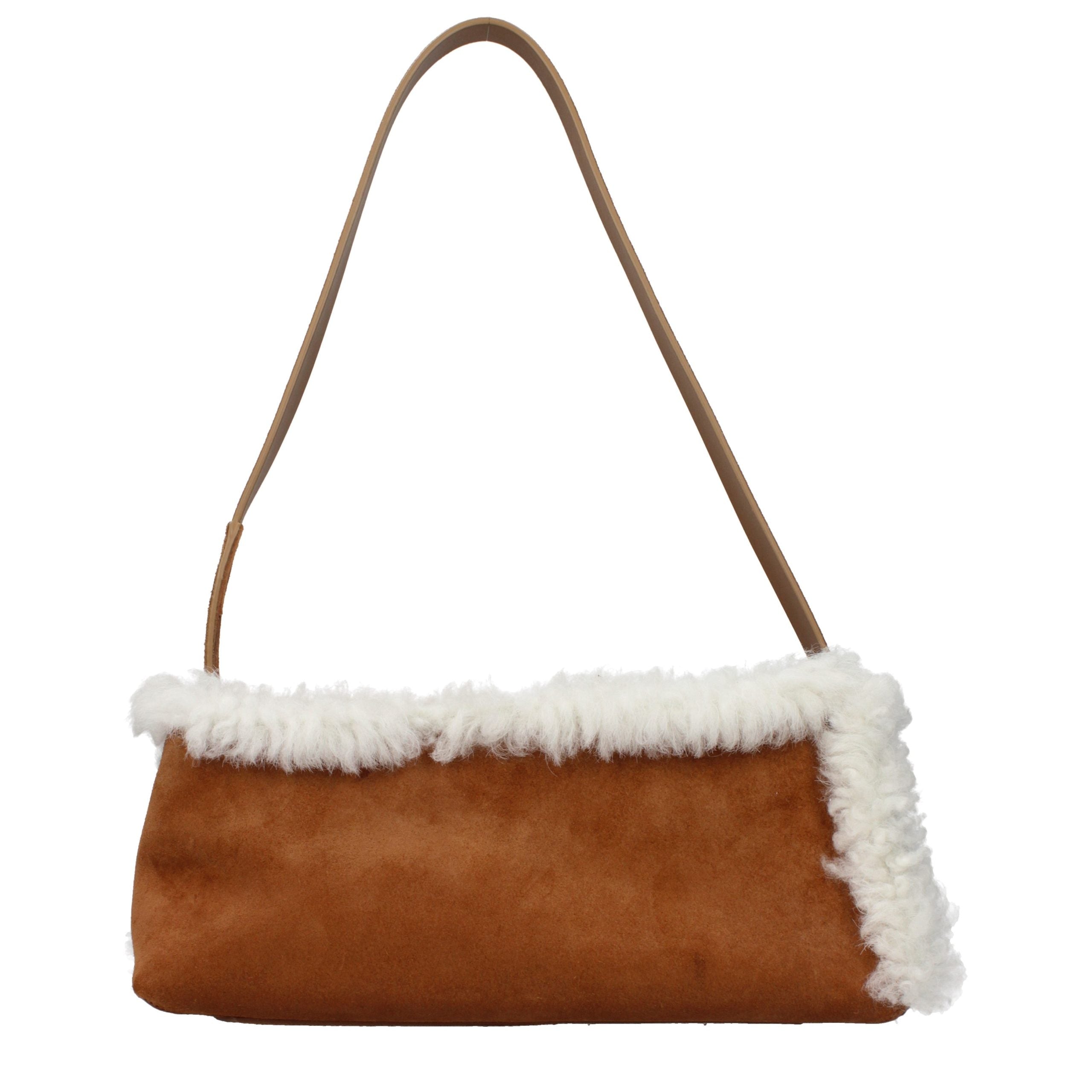 Marni Brown Leather Shoulder Women's Bag