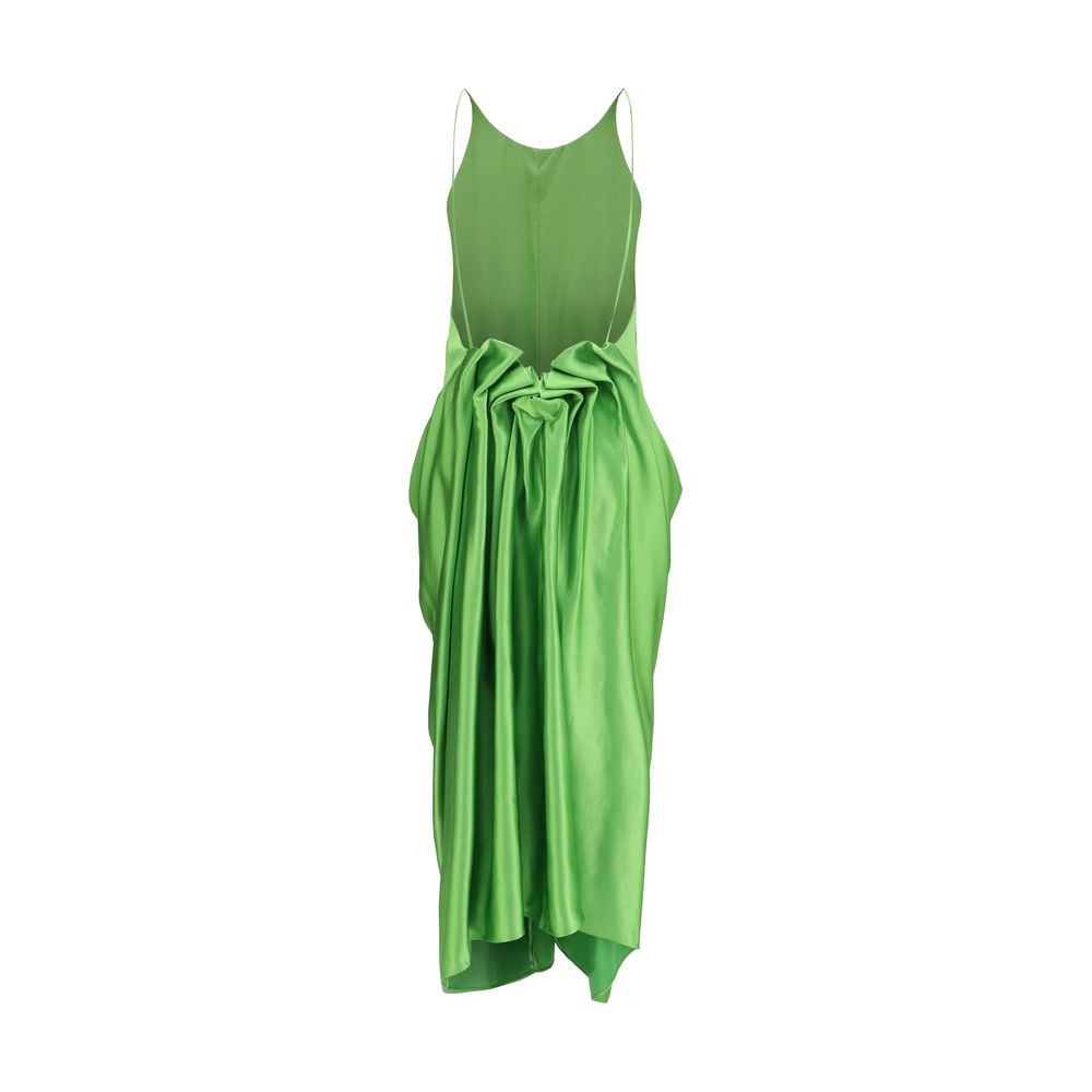 Khaite Bicolor Copper Casual Women's Dress