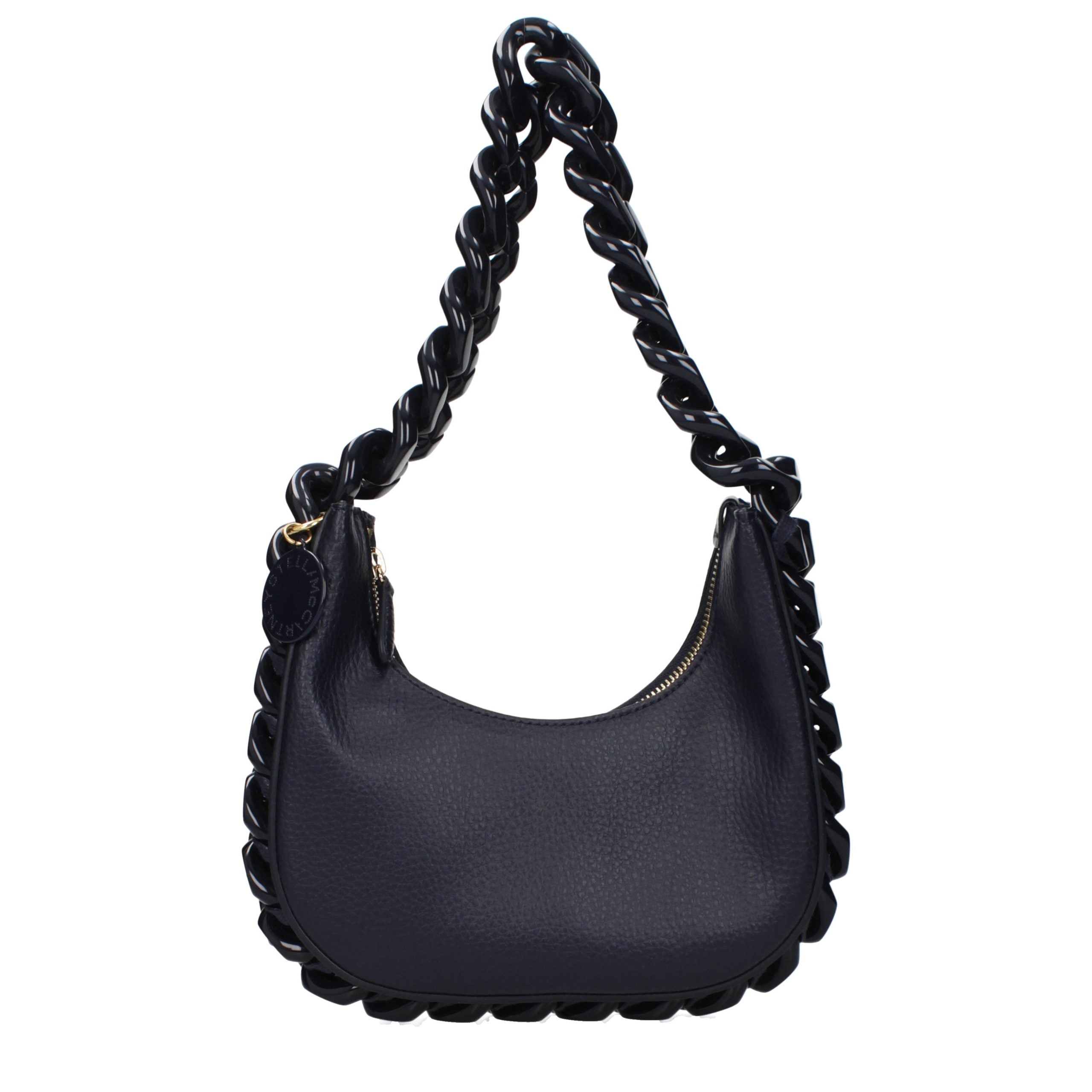 Stella McCartney Blue Leather Shoulder Women's Bag
