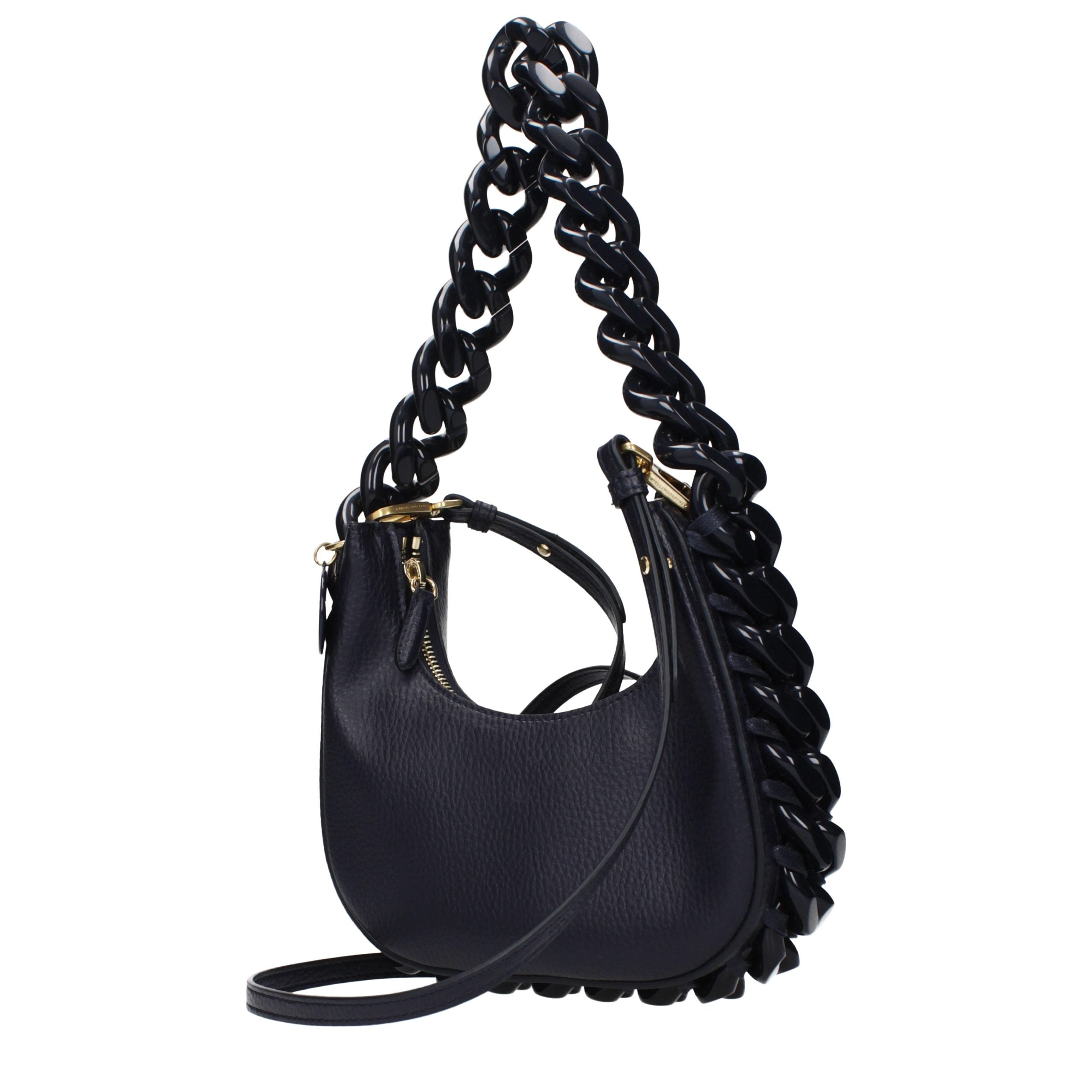 Stella McCartney Blue Leather Shoulder Women's Bag
