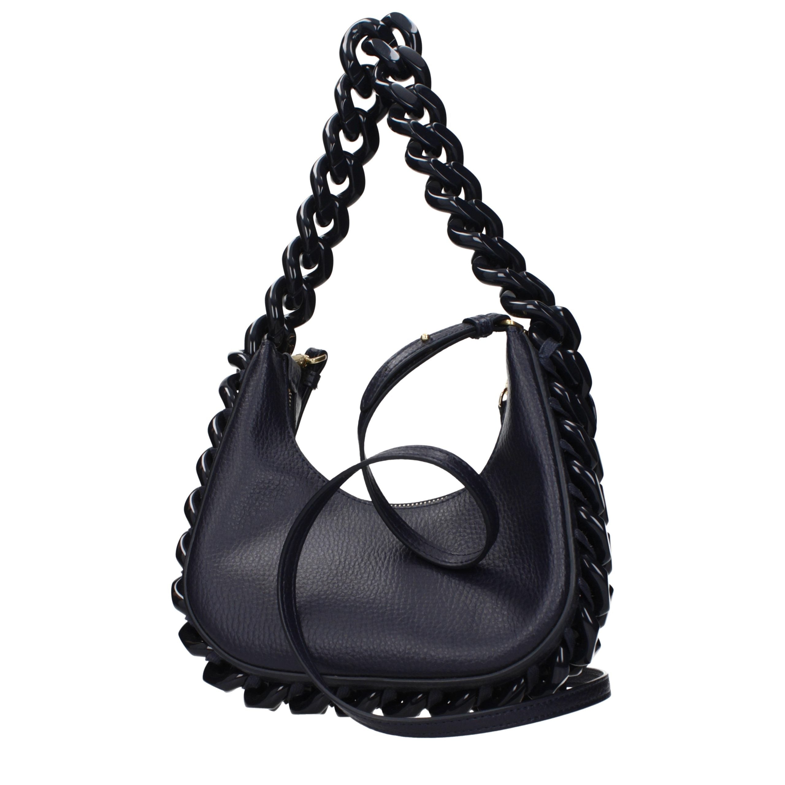 Stella McCartney Blue Leather Shoulder Women's Bag