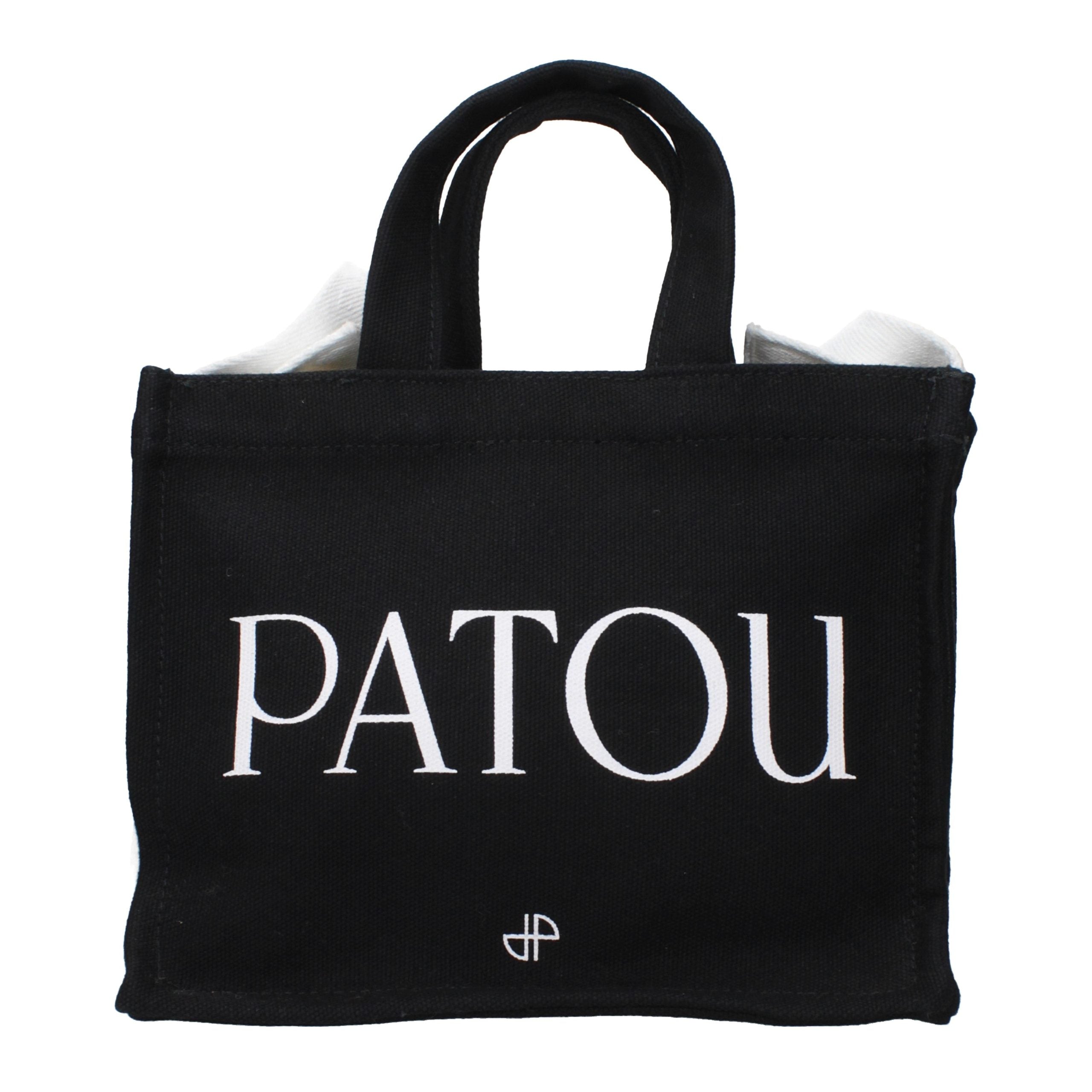 Patou Black Cotton Women's Handbag