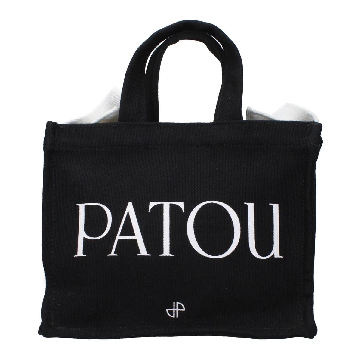 Patou Black Cotton Women's Handbag