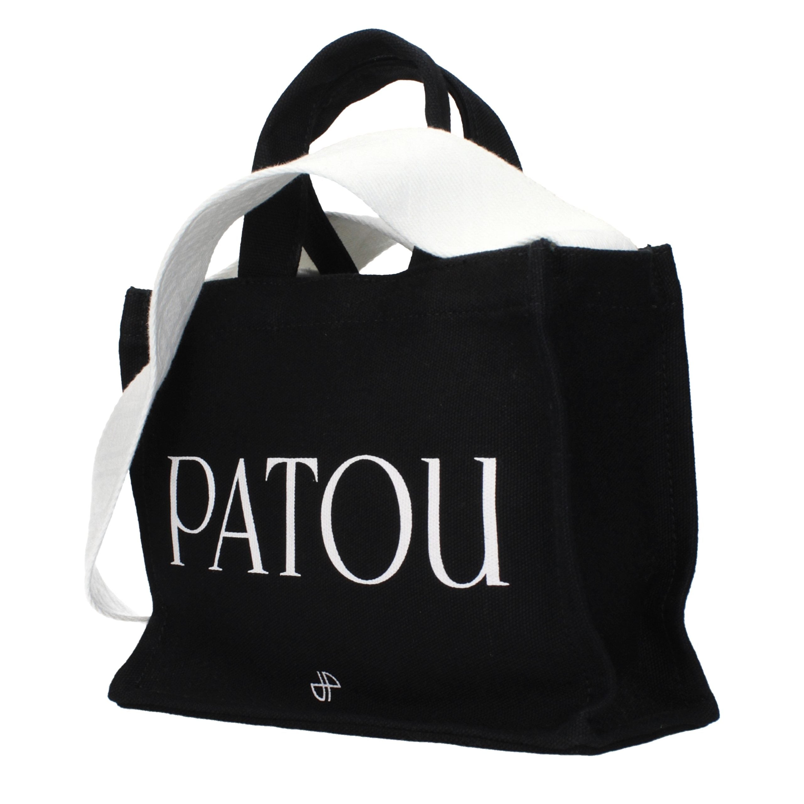 Patou Black Cotton Women's Handbag